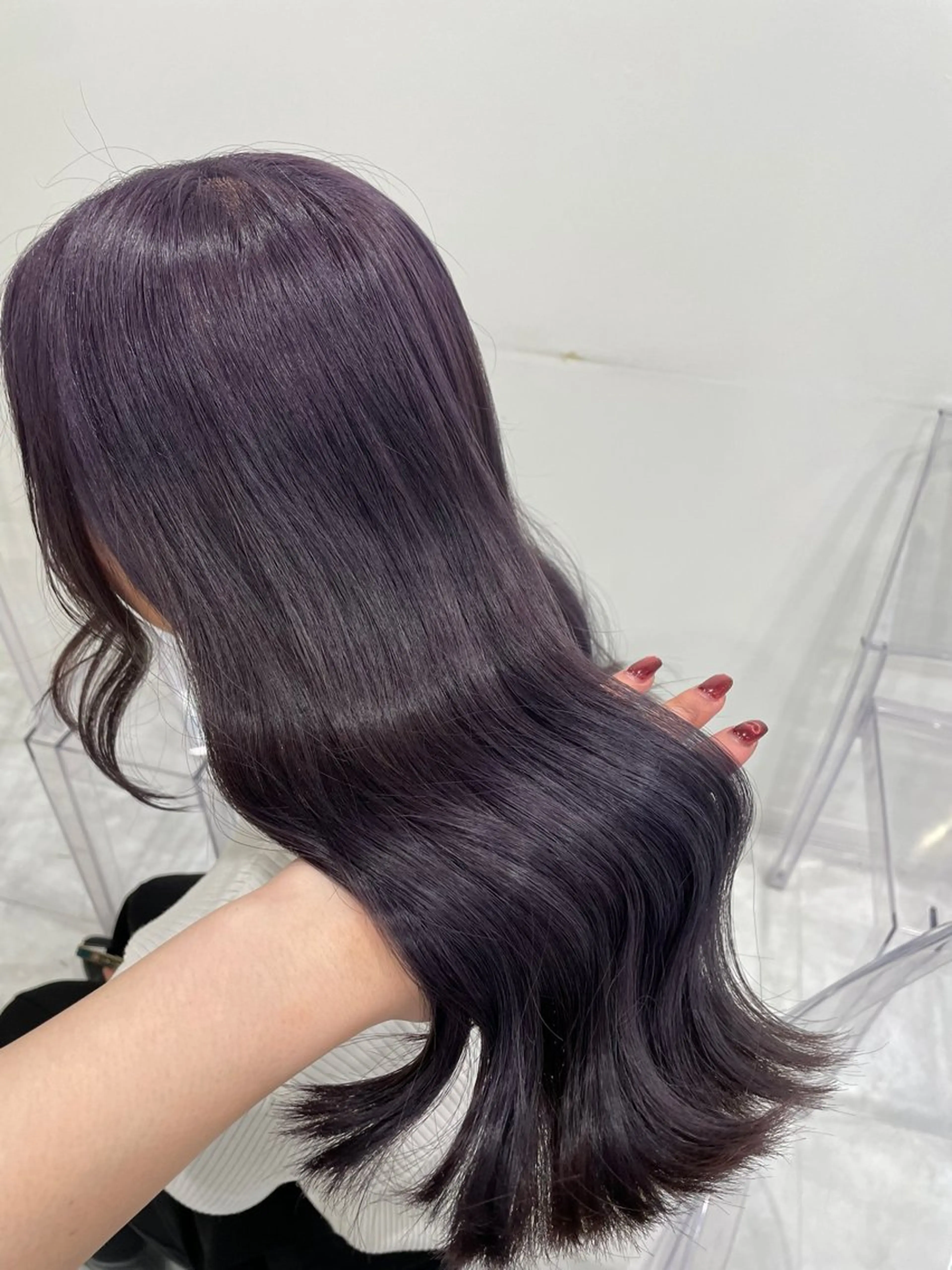 ロング キッズ ヘアカラー 中韓レイヤー/ ブラウン🤎はやとのヘアスタイル