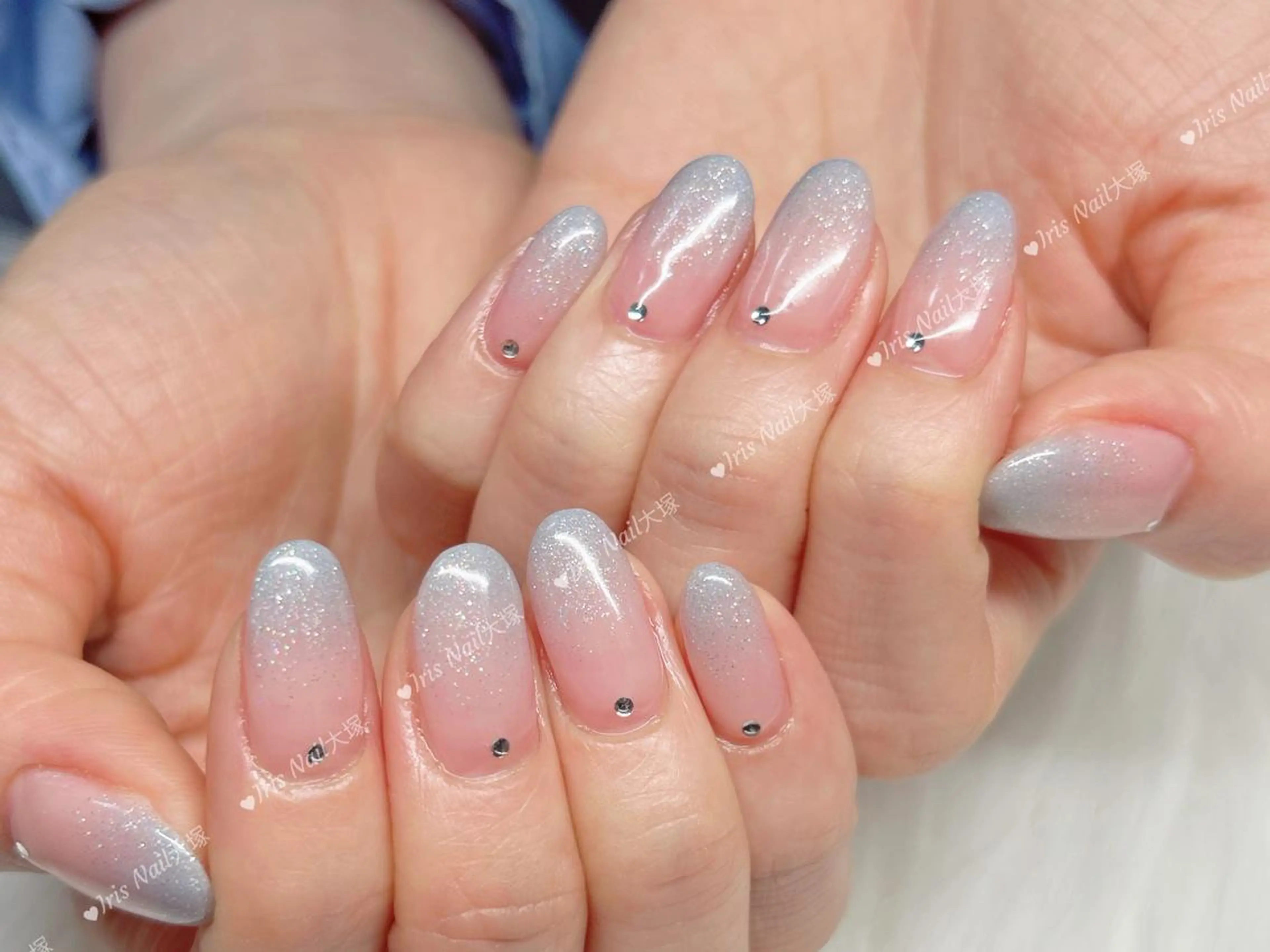 ネイル グラデーション ハンドネイル ハンドケア IRIS NAIL大塚のネイルデザイン