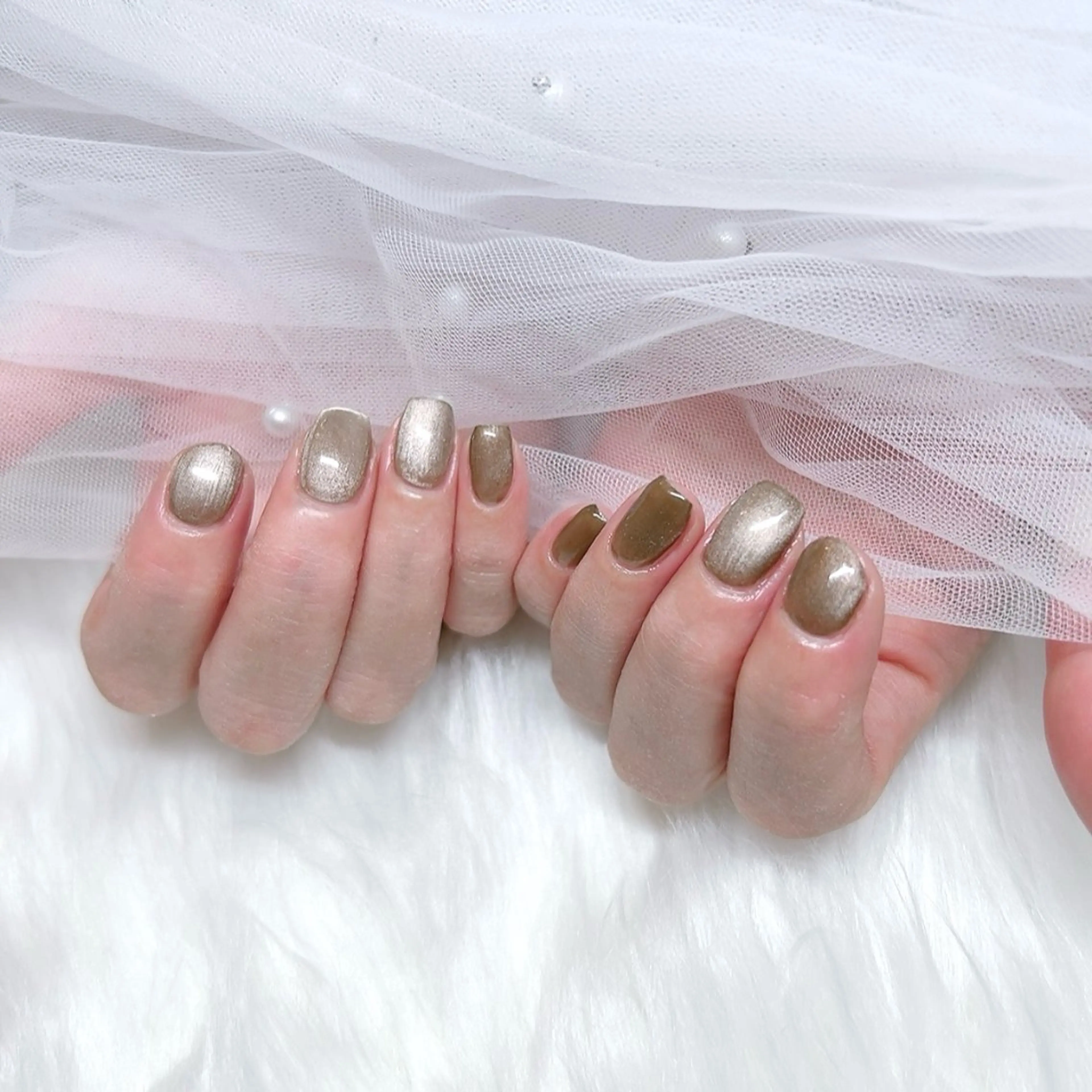 ネイル マグネットネイル ハンドネイル Charlie所属・Charlie 🖤のネイルデザイン