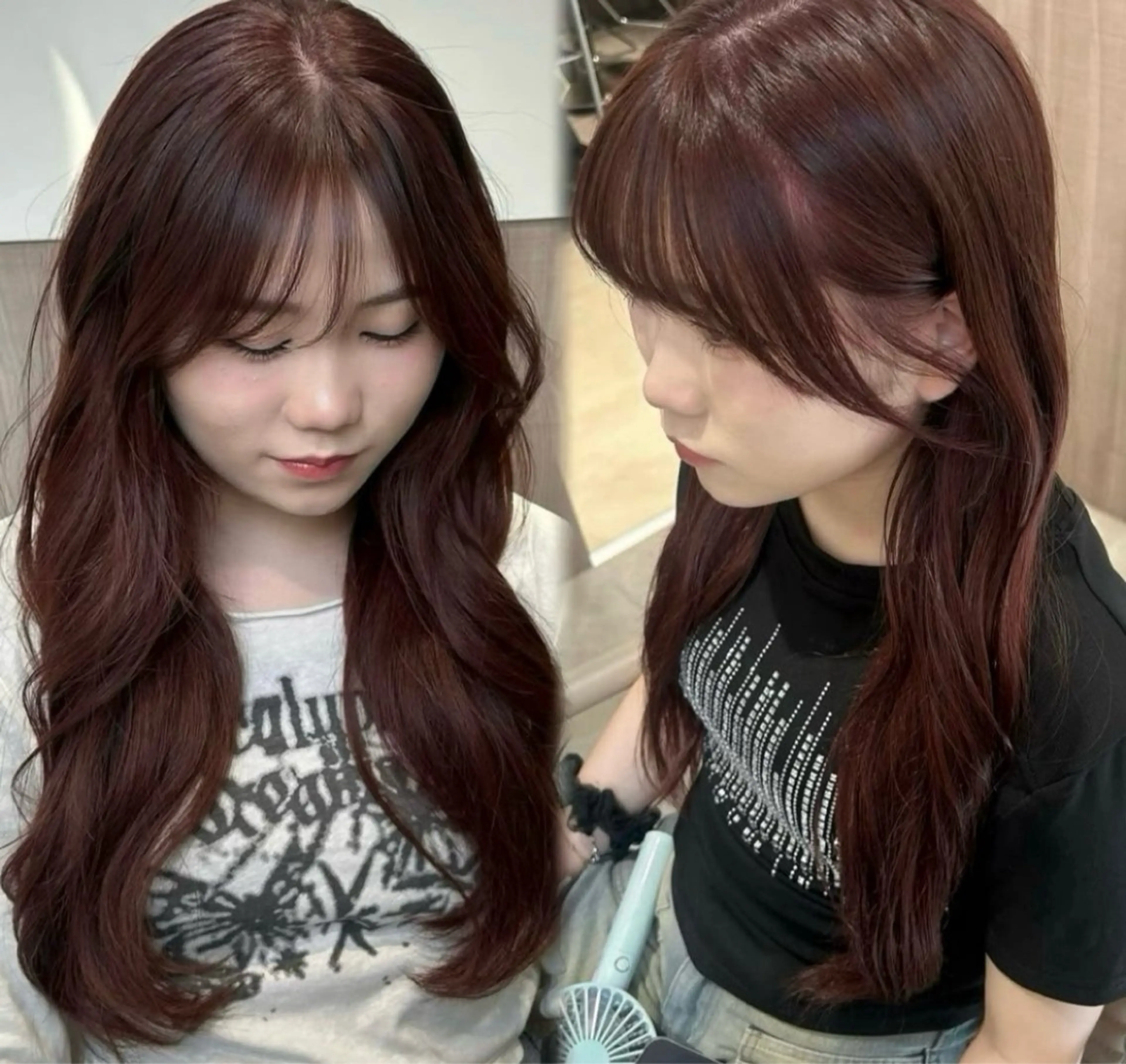 セミロング カラー ヘアアレンジ メンズ Salowin原宿ash所属・透明感×艶髪 🫒maki🎀のヘアスタイル