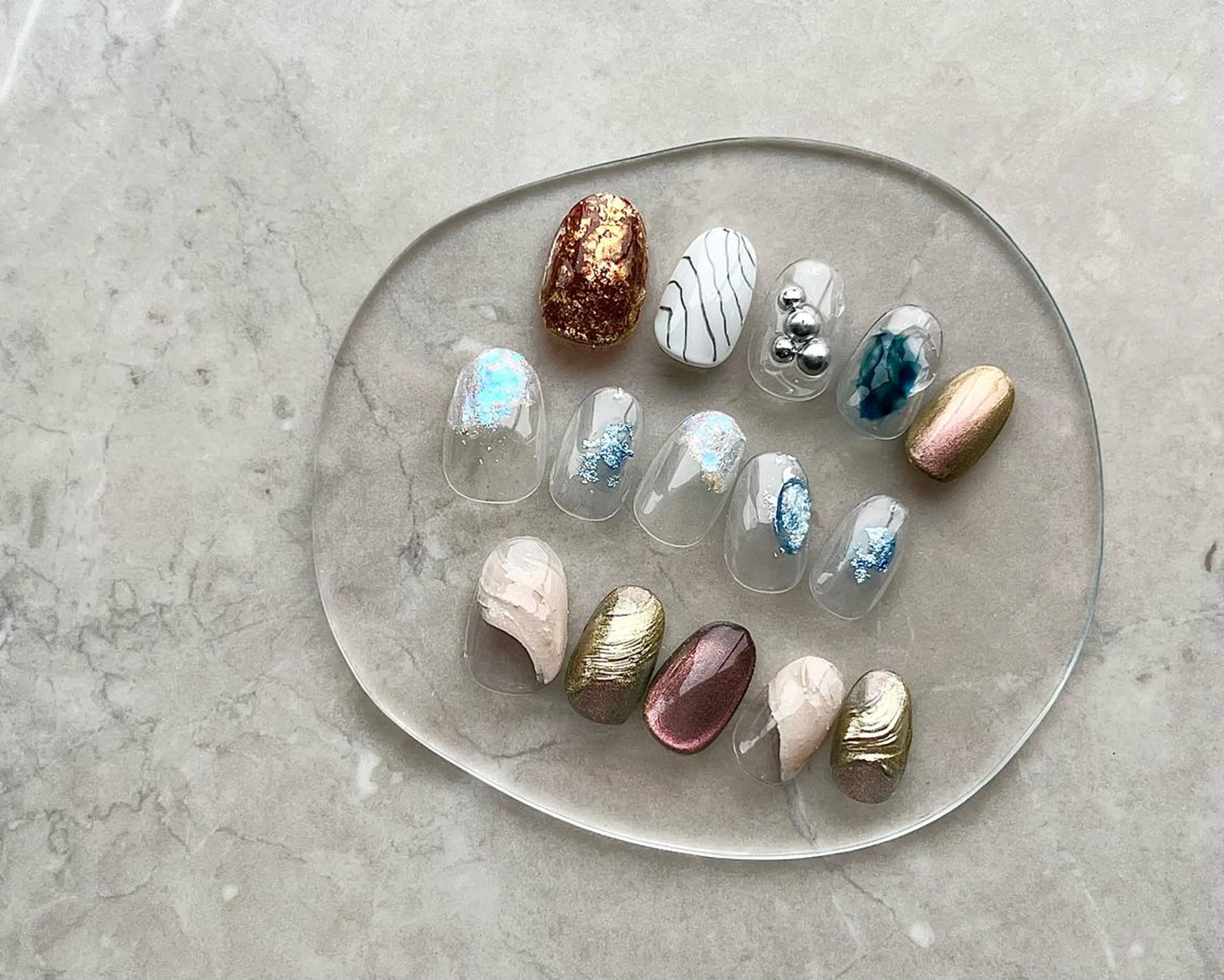 ネイル 💙0203 munimusanのネイルデザイン