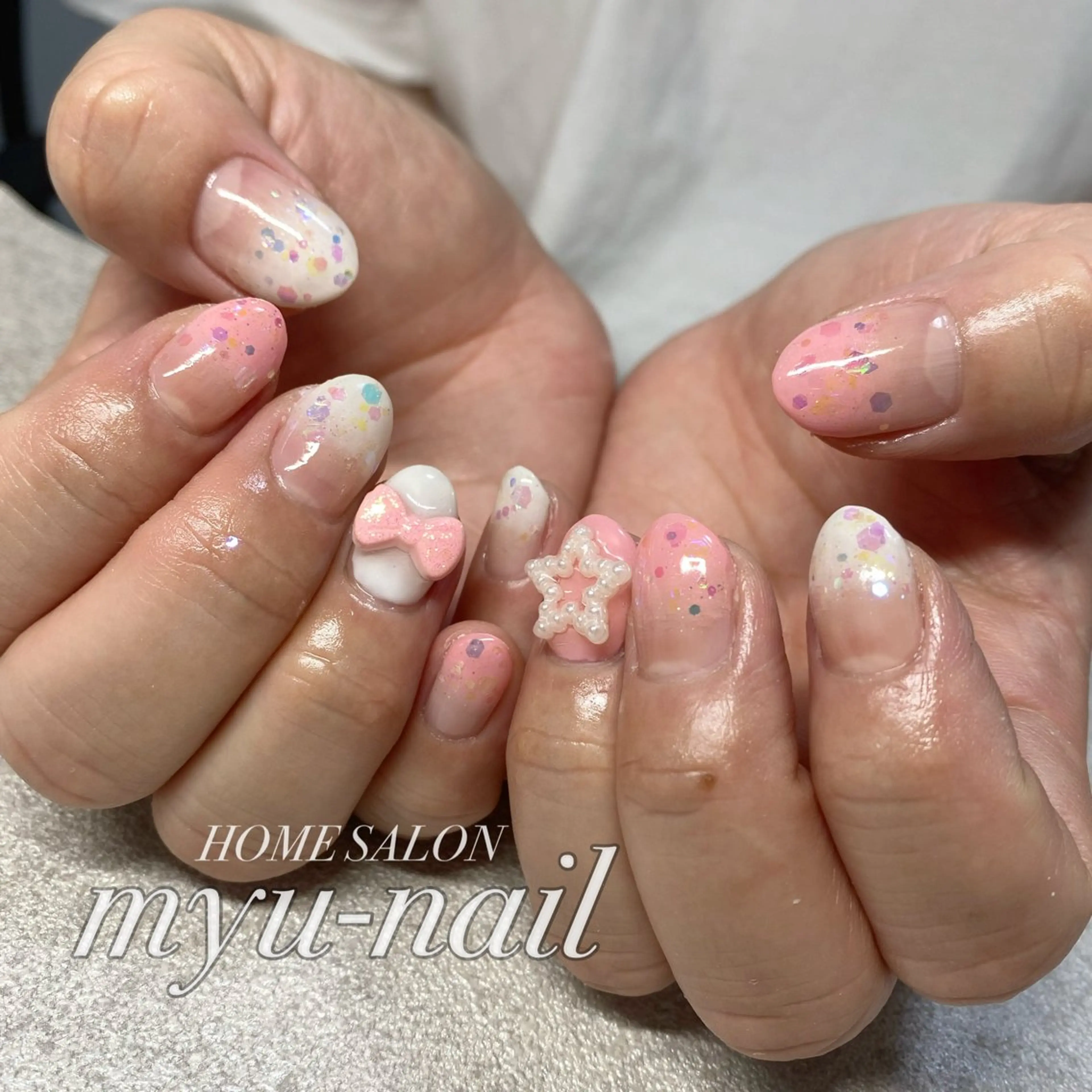 ネイル ホームサロン myu-nailのネイルデザイン