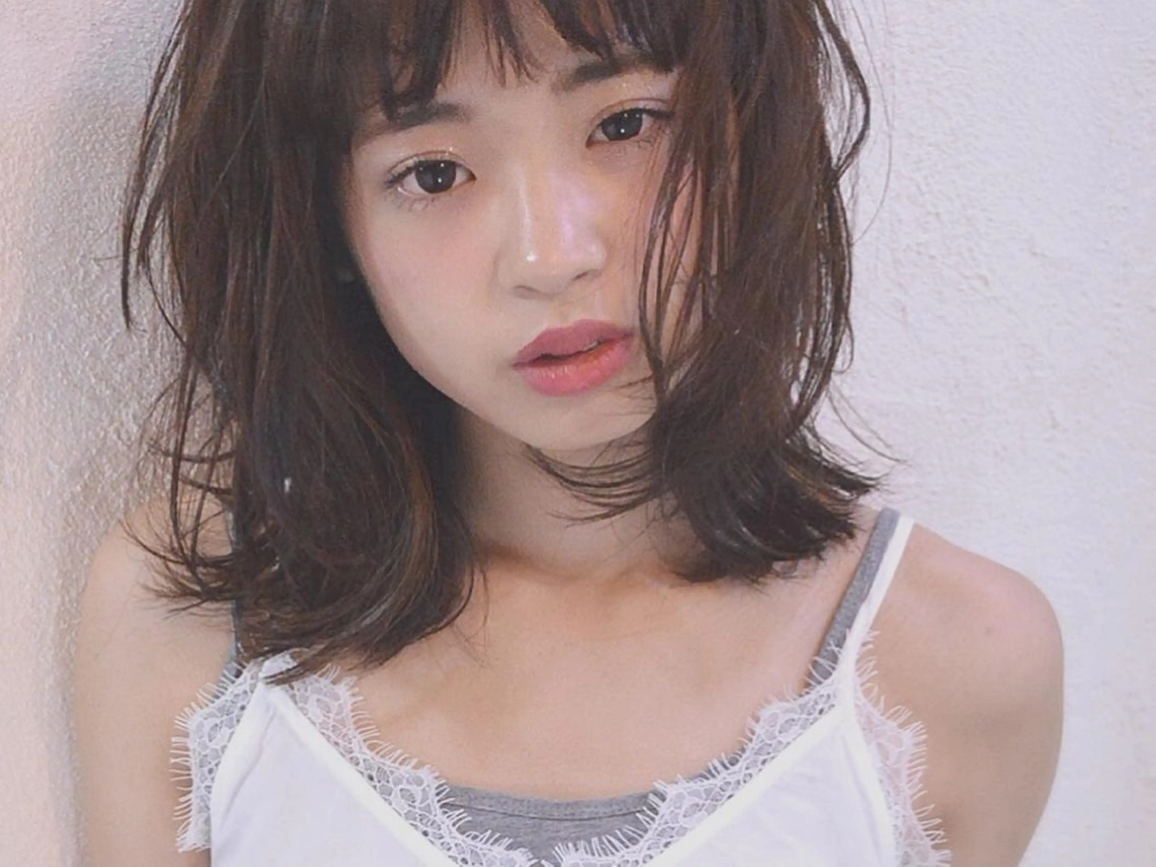 ミディアム カラー パーマ 小顔ショート✁ ⁂Yukari⁂のヘアスタイル