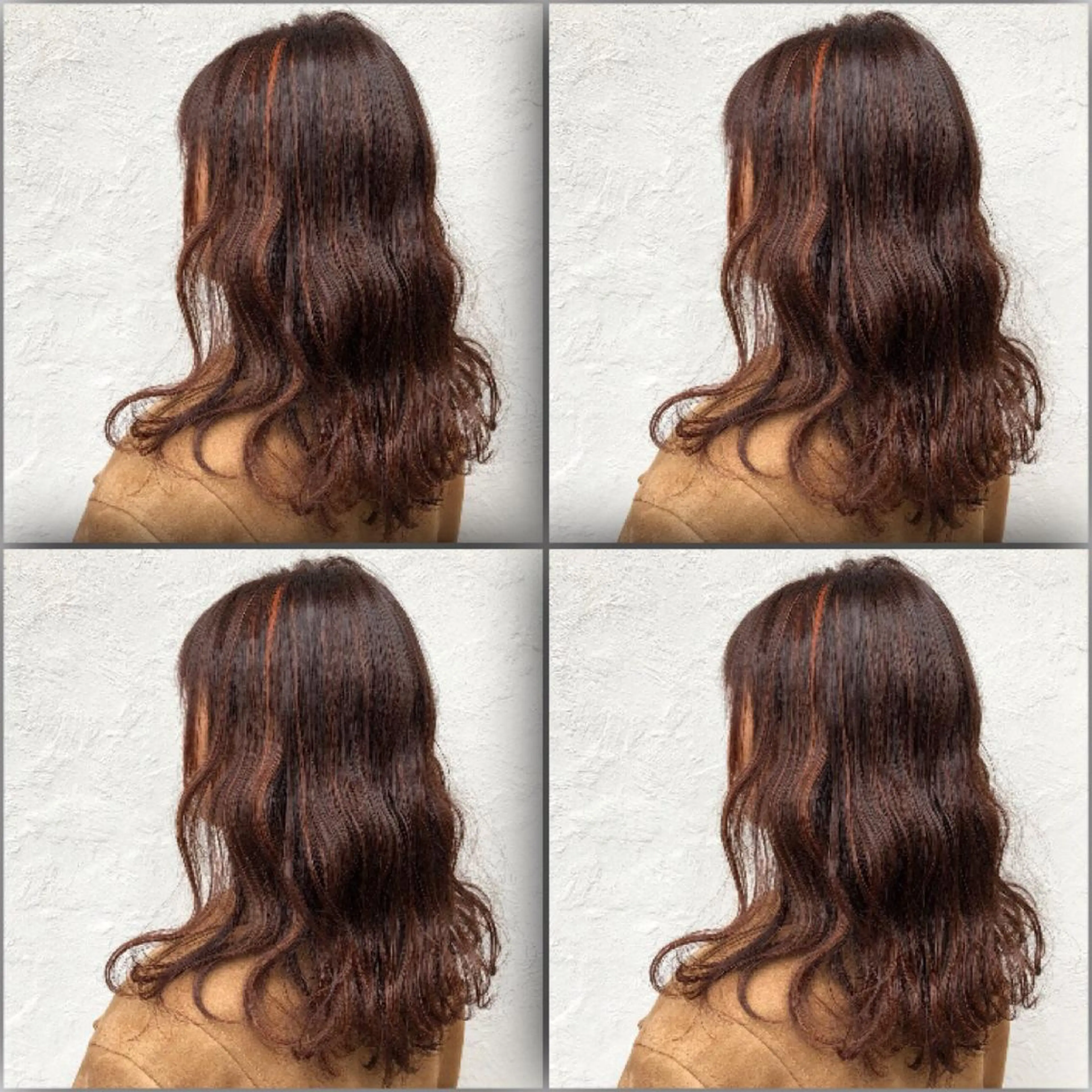 セミロング ハイライト カット ヘアカラー トリートメント トップスタイリスト 江口 稜亮のヘアスタイル