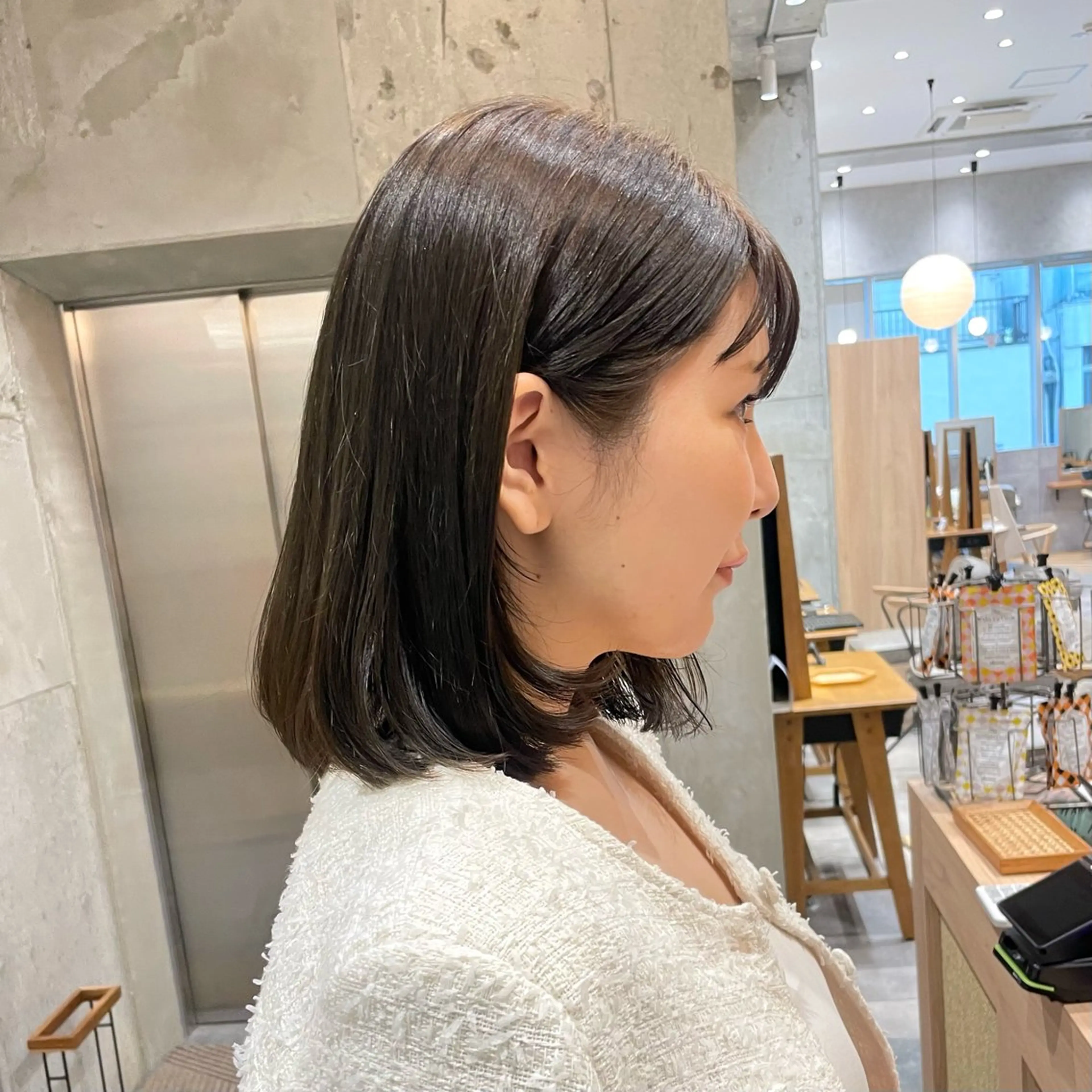 ミディアム 顔周り/レイヤー🎀 natsumiのヘアスタイル