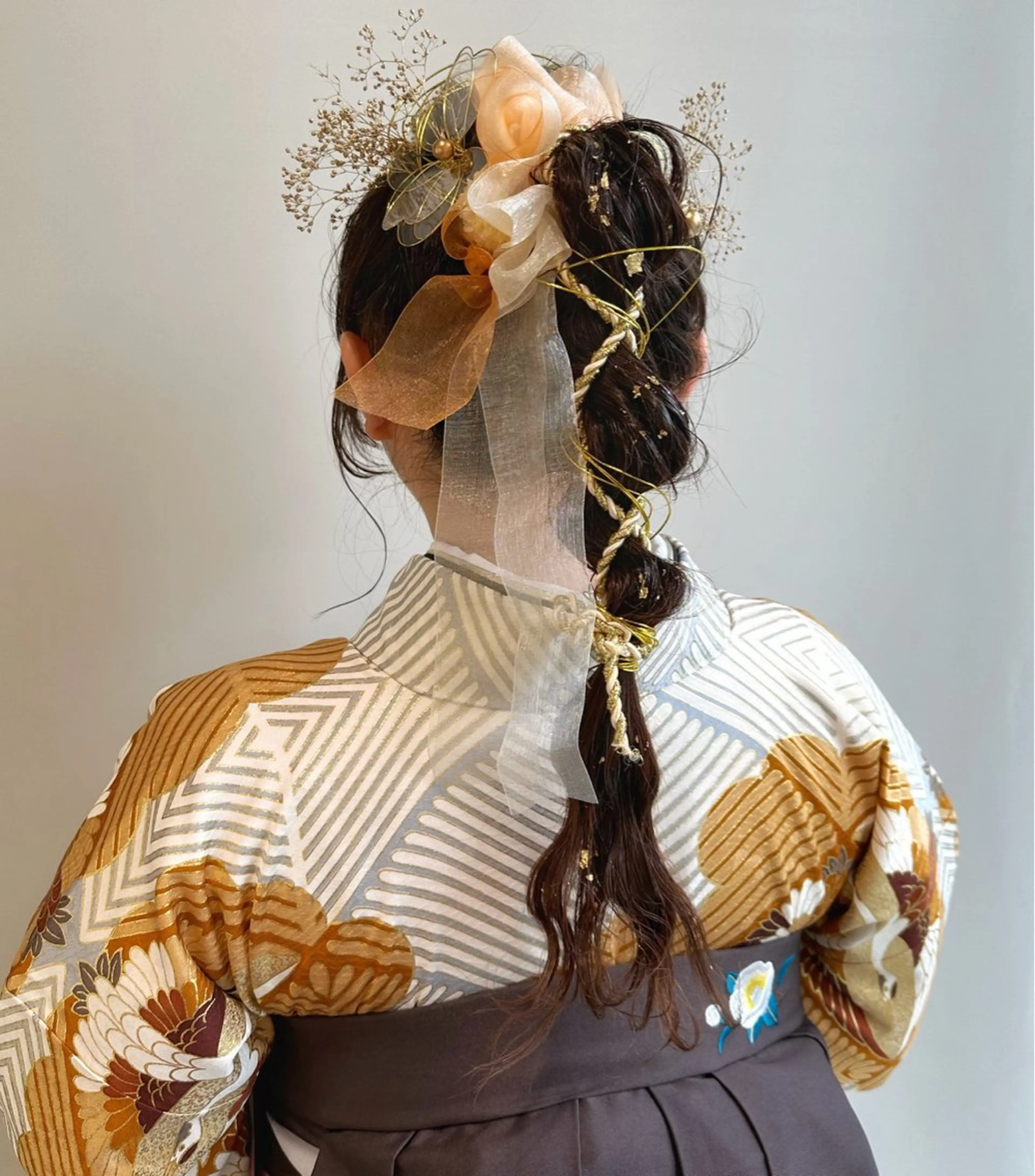 ロング カラー ヘアアレンジ ヘアセット hibiki/セット /透明感カラーのヘアスタイル