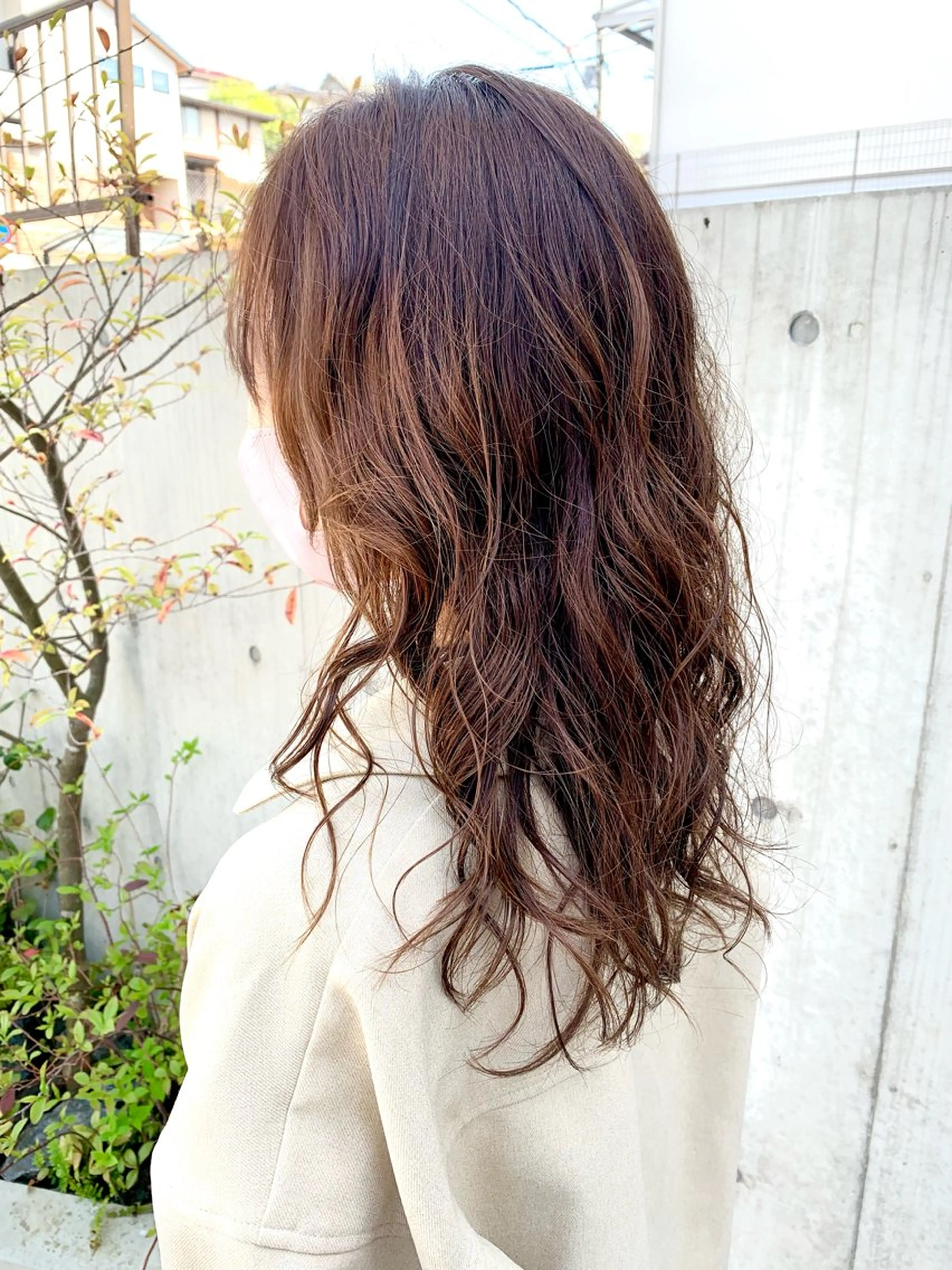 ロング カット パーマ case by case所属・case Chiakiのヘアスタイル