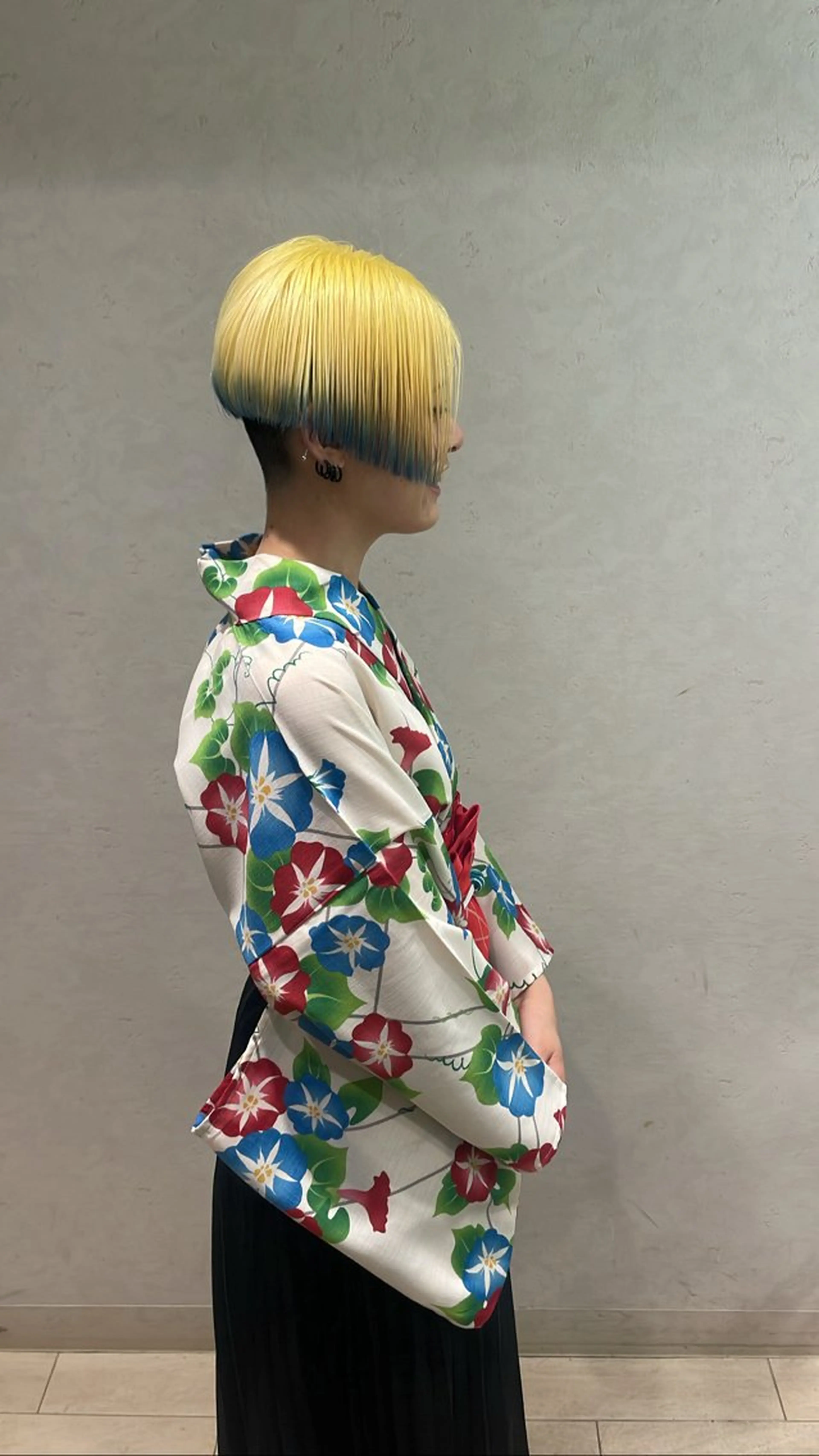 ショート カラー カット ヘアカラー トリートメント 白取 星矢のヘアスタイル