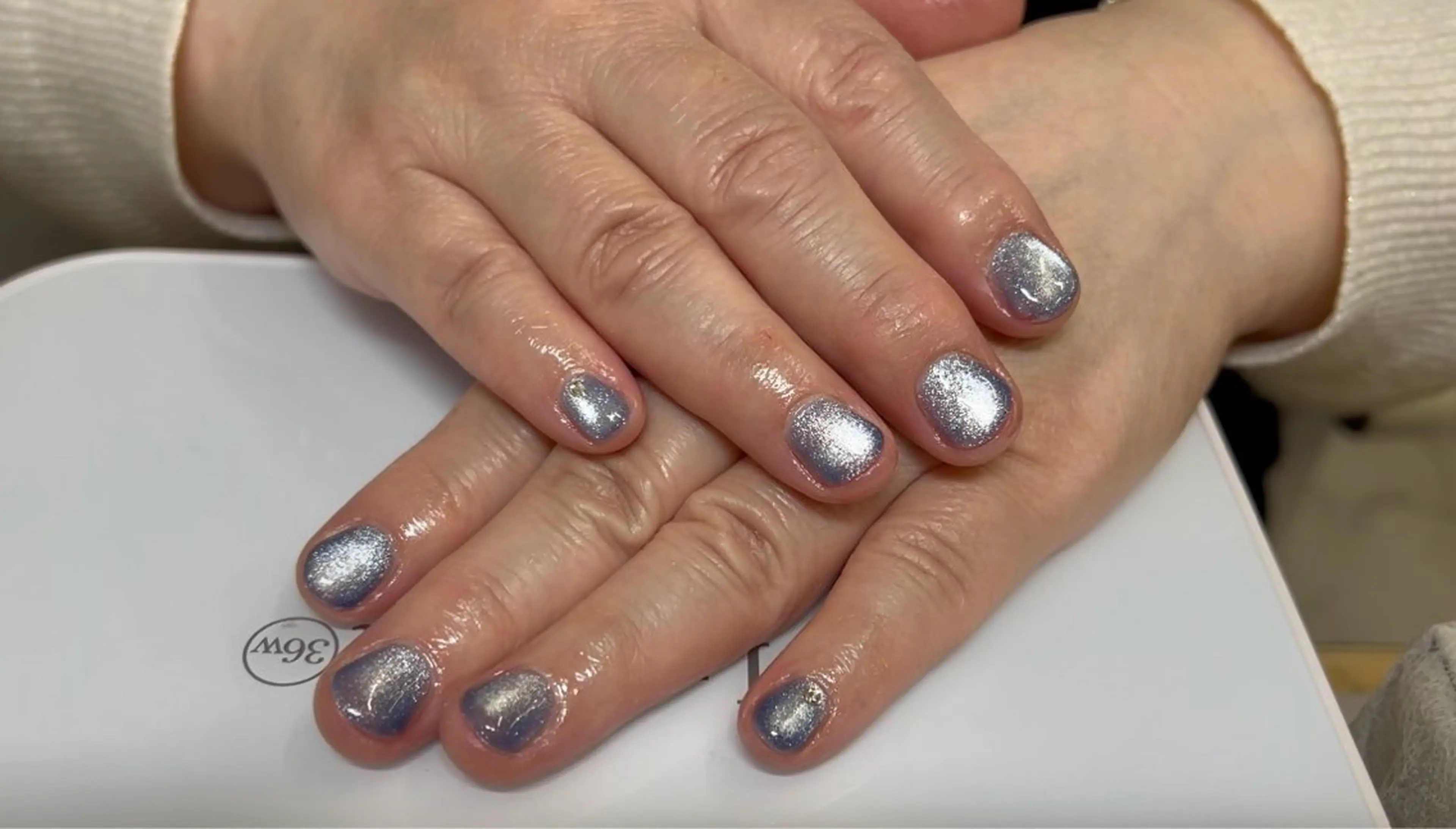 ネイル マグネットネイル AIushe平井店 ななみのネイルデザイン