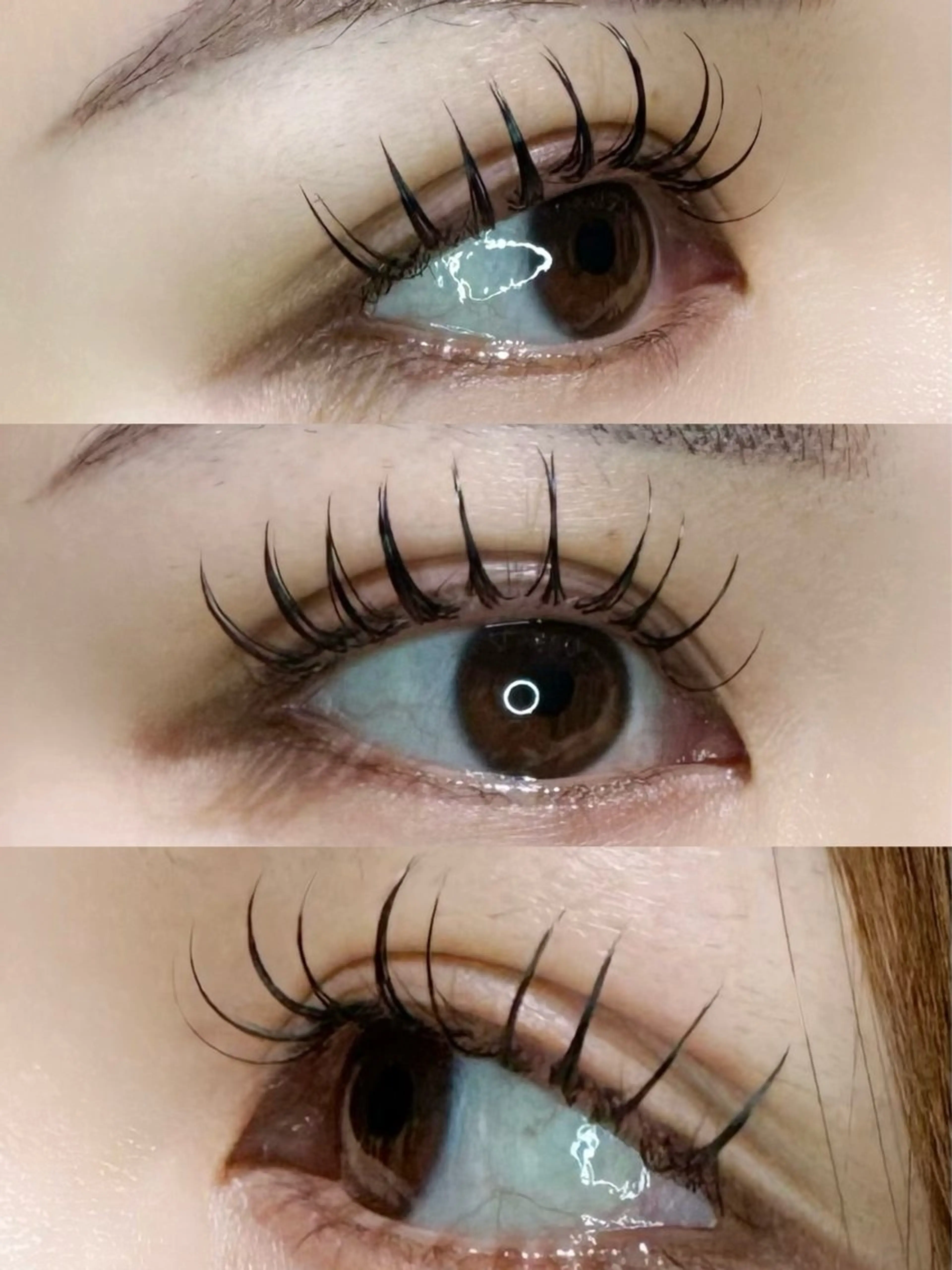 今大人気【エク×パーマ】120本【他店オフ無料、アイシャンプー、コーティング付】の写真