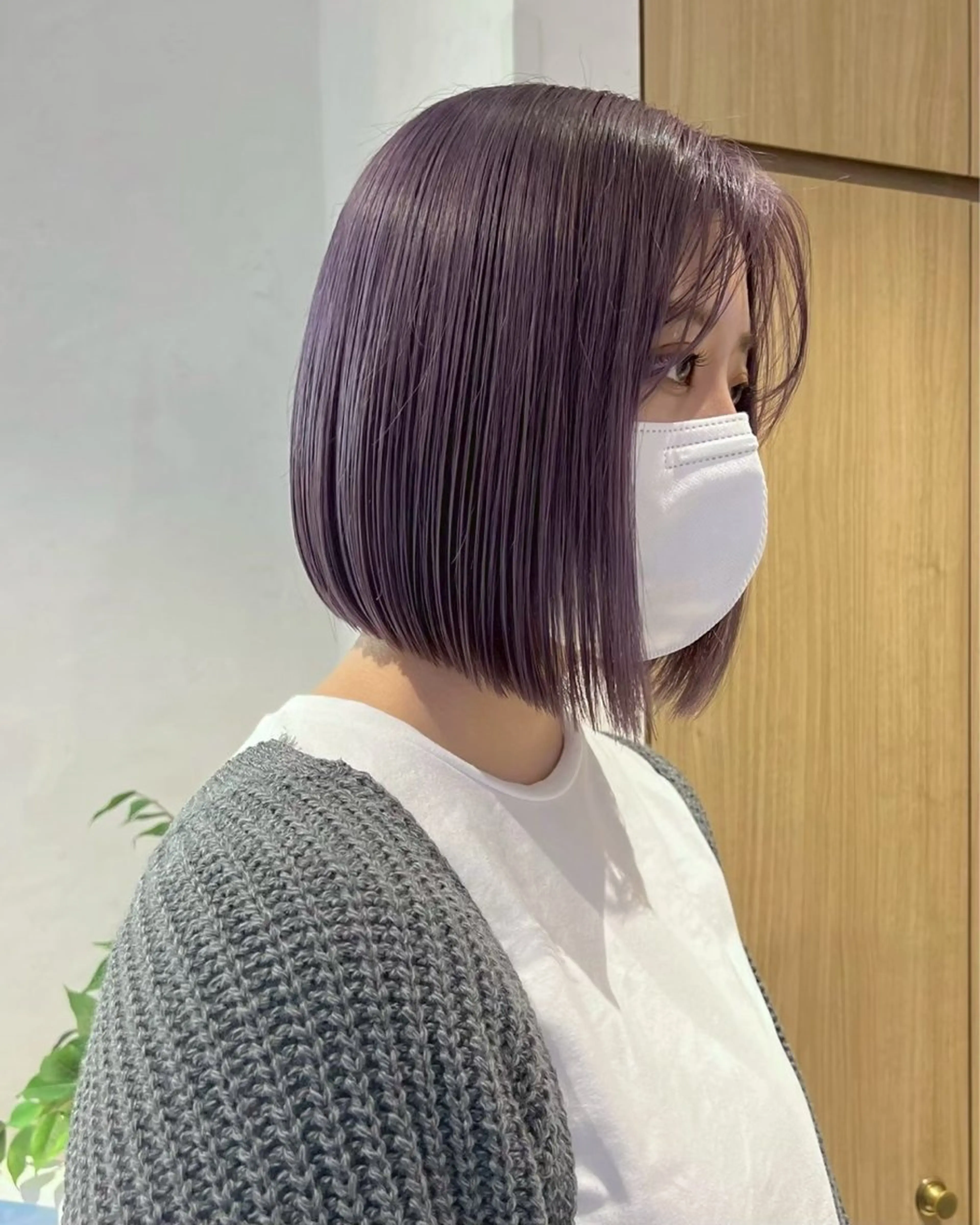 ショート カラー ヘアカラー ボブ/透明感カラー /さちかのヘアスタイル