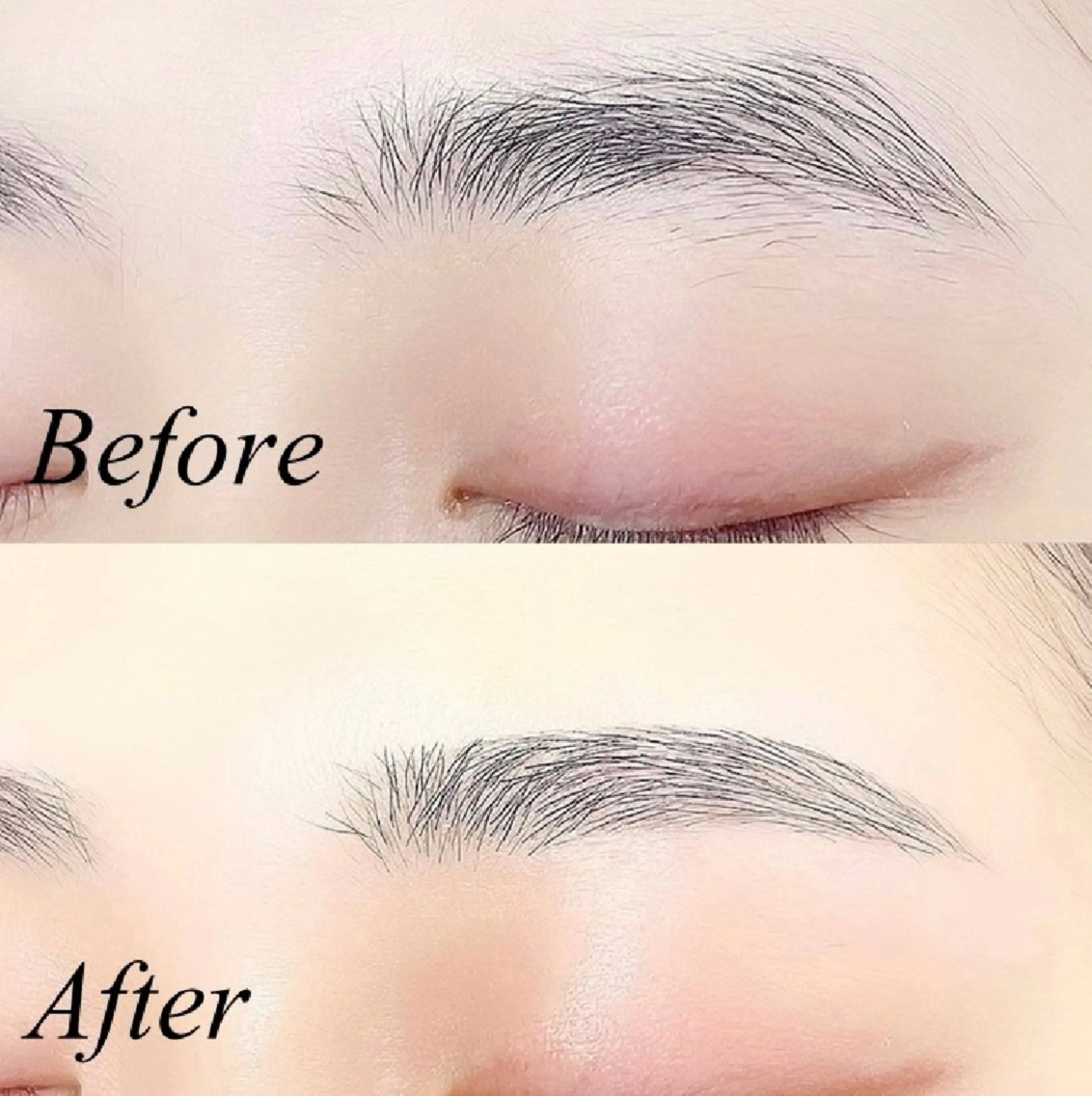 学割U24🎓《ナチュラル眉🌱》美眉アイブロウWAX+間引き (メイク込) ¥4500の写真