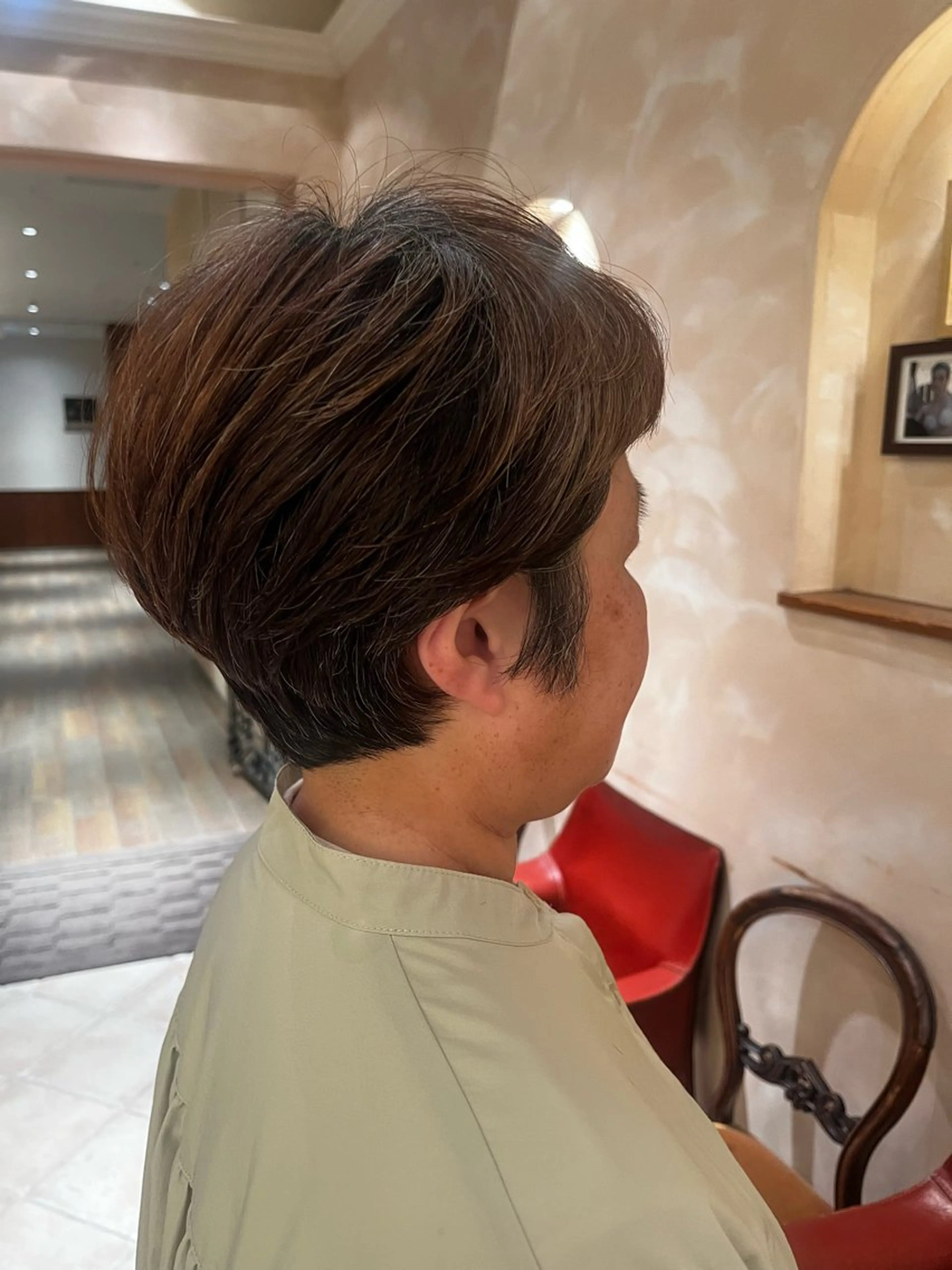 ショート 田内 満里奈のヘアスタイル