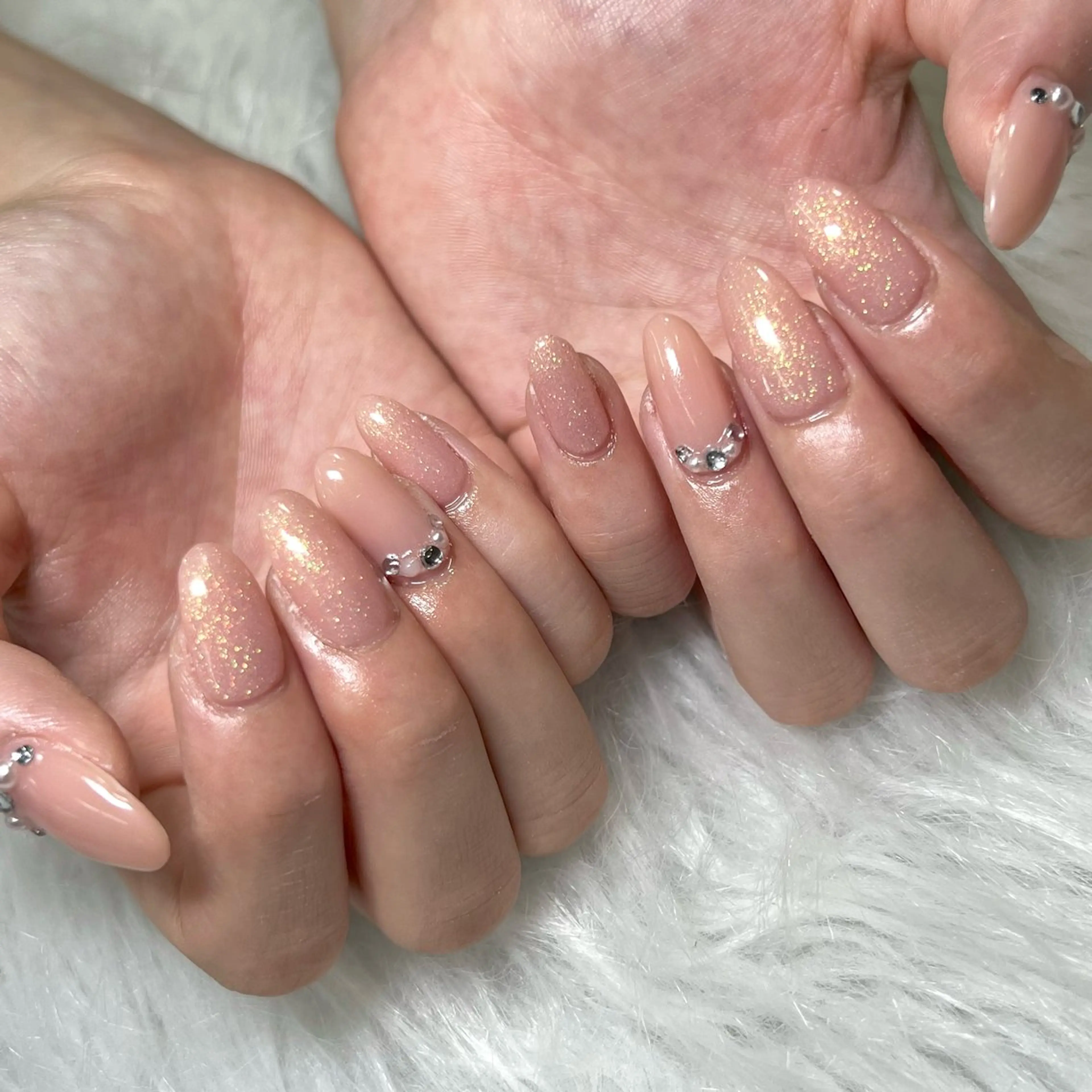 ネイル ハンドネイル E  nail 風羽のネイルデザイン