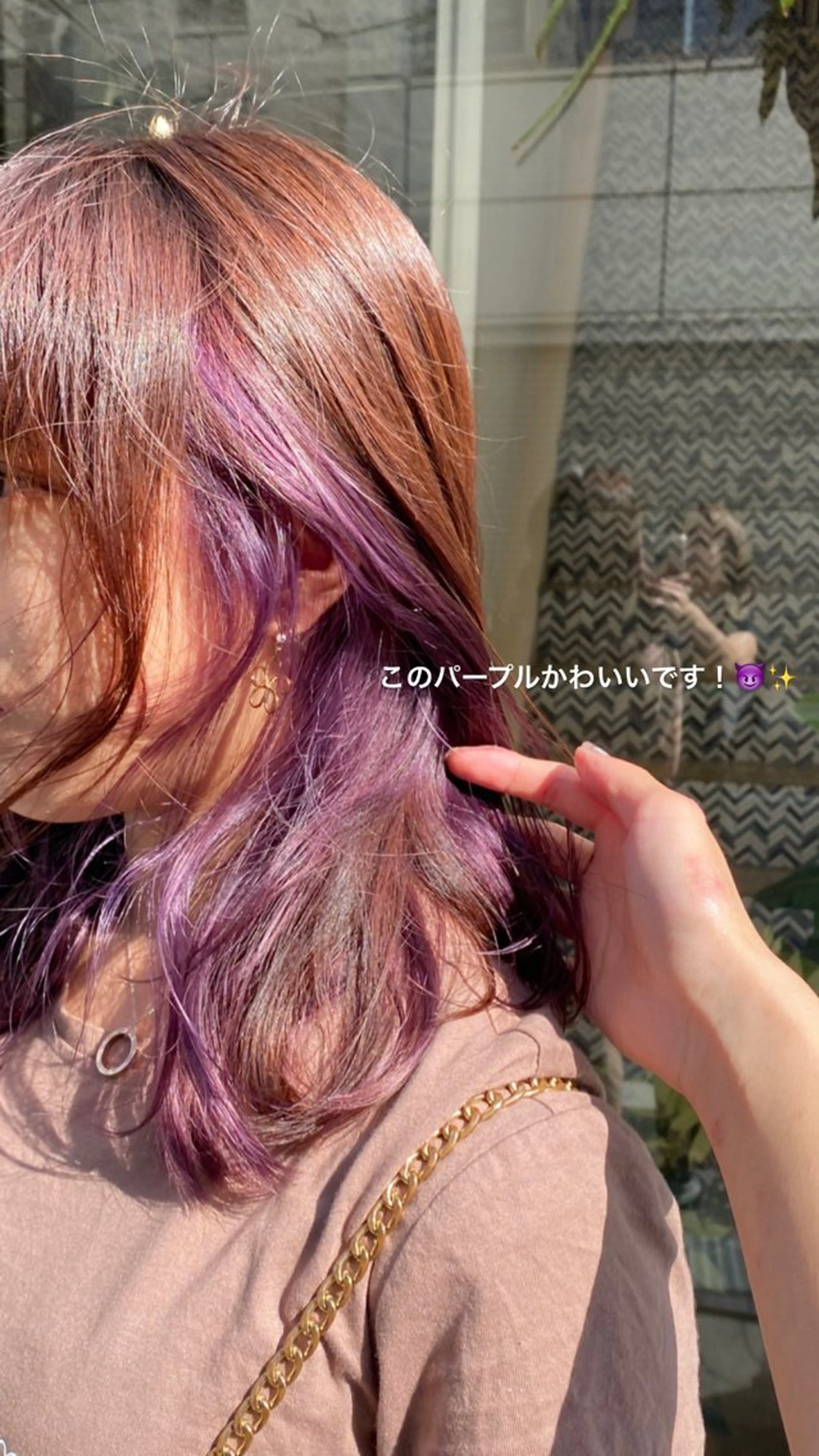 セミロング ヘアカラー トリートメント ヘッドスパ 山田 綾乃/メンズカットのヘアスタイル