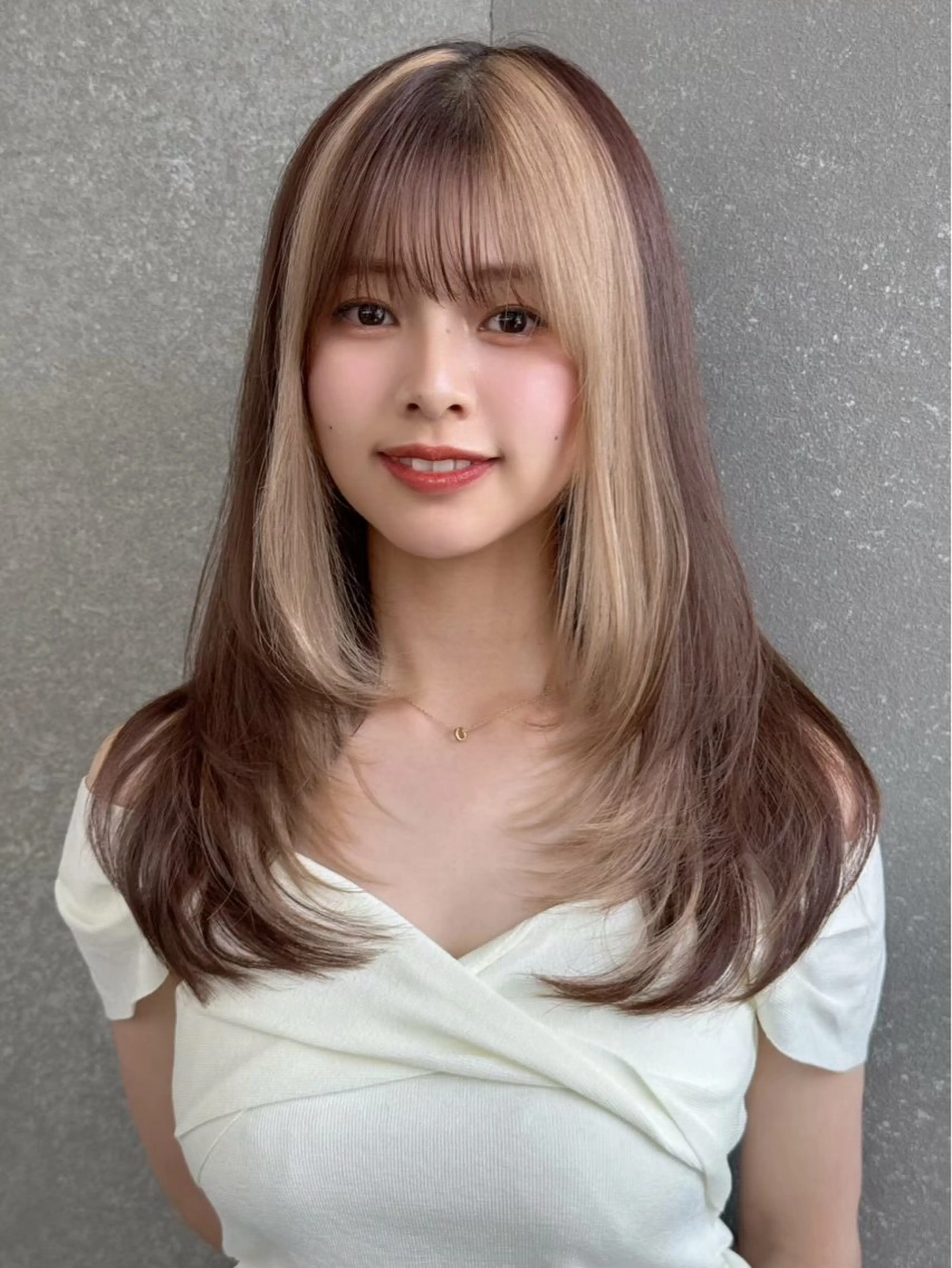 ロング カット ヘアカラー トリートメント 縮毛矯正/レイヤー/ 髪質改善/龍之介のヘアスタイル