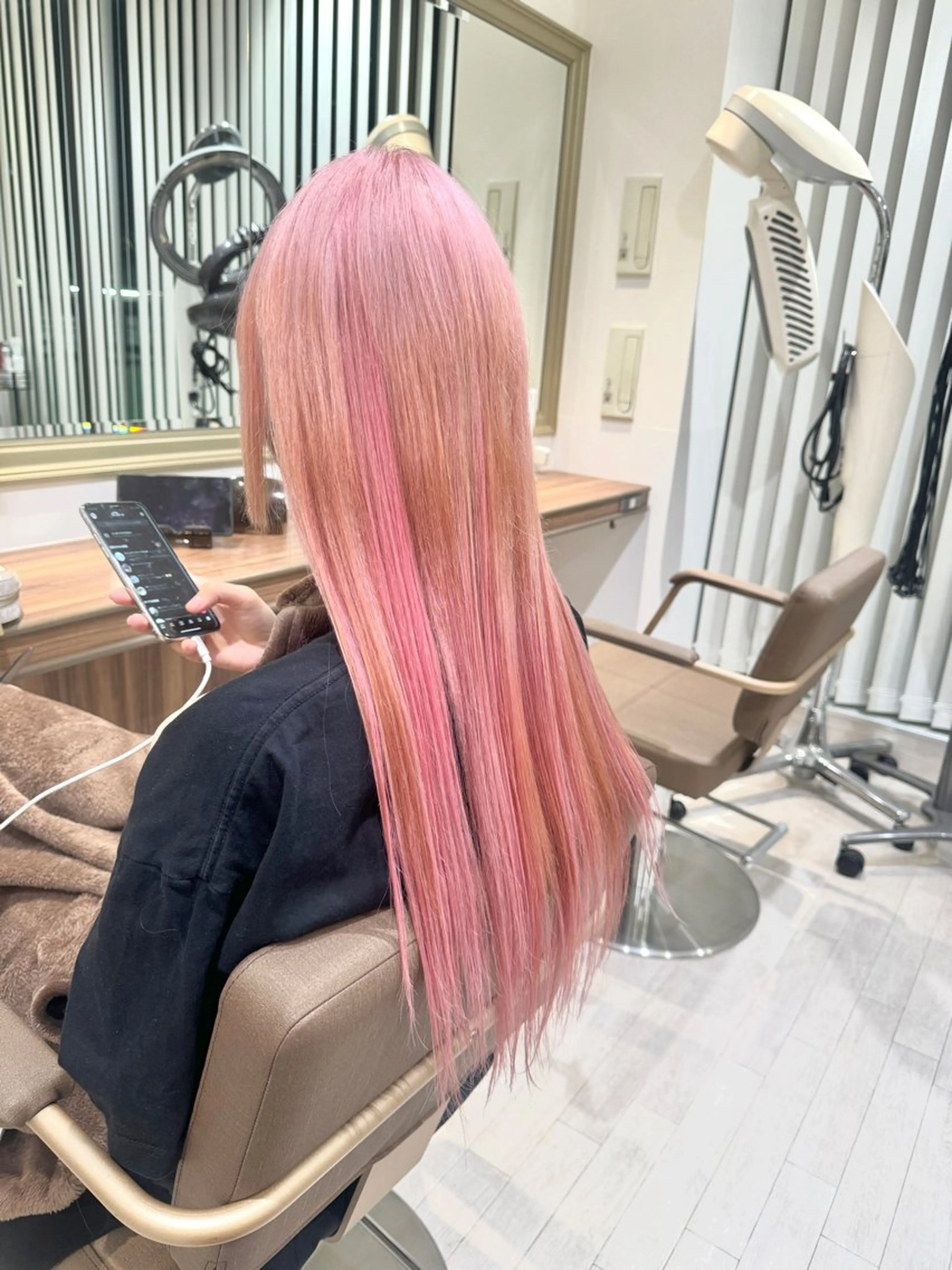 ロング カラー ヘアカラー Re:st所属・Miyavi/カラー ショートボブのヘアスタイル