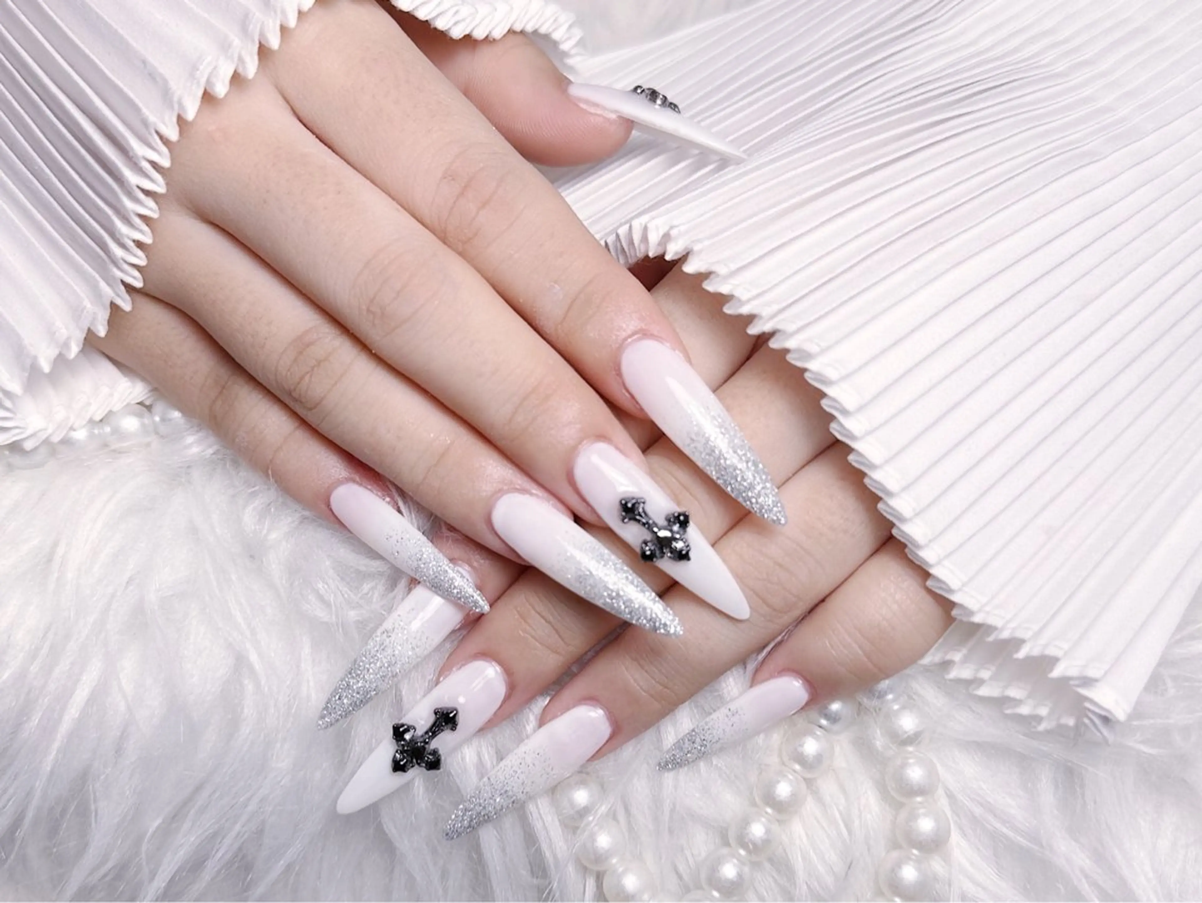 ネイル ☁️Minmin Tsuki💙🩵のネイルデザイン