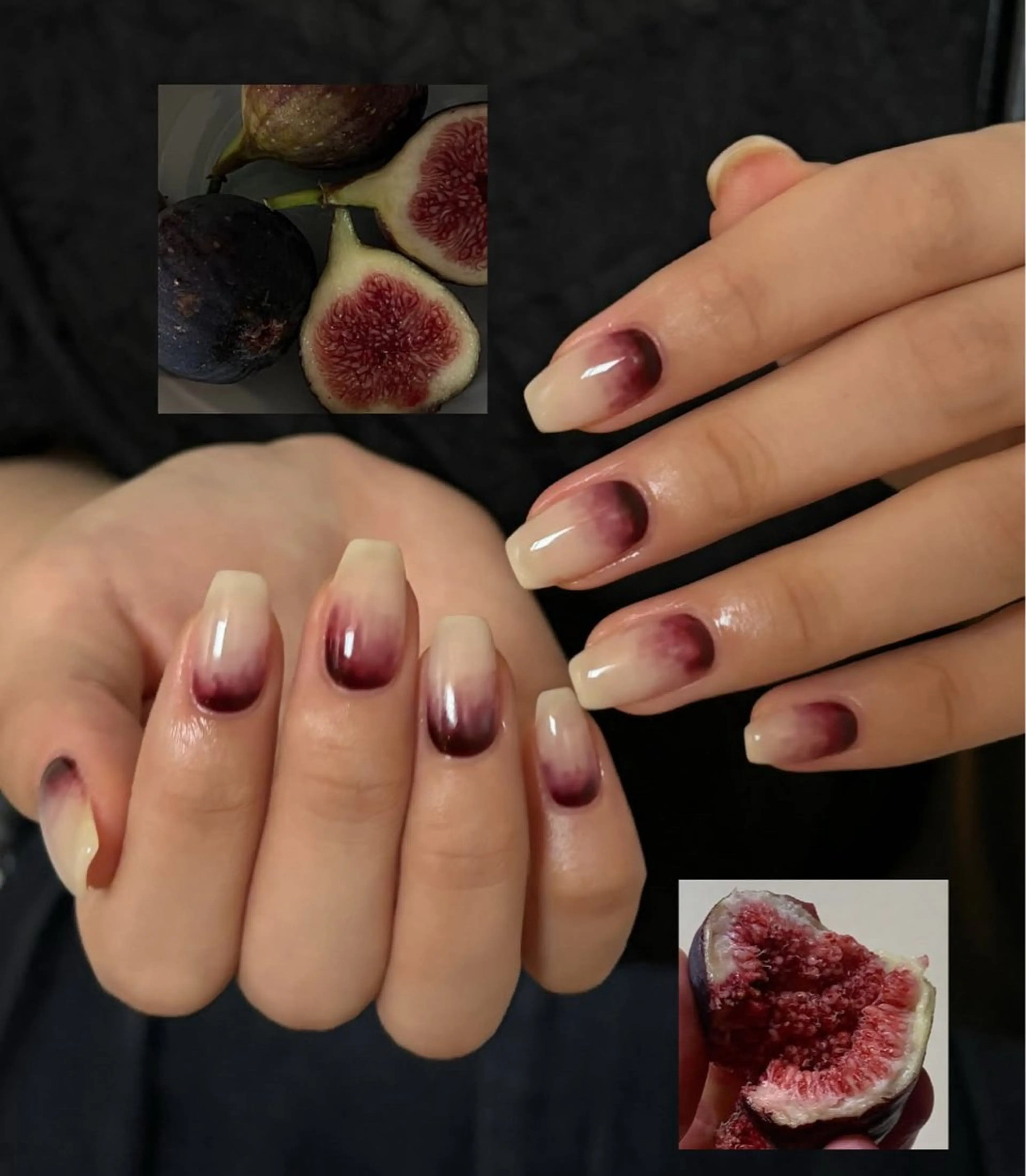 ネイル アートネイル オーロラネイル チークネイル フレンチネイル ガラスフレンチ ハンドネイル 🎀🎀YooLi Nail Salonのネイルデザイン