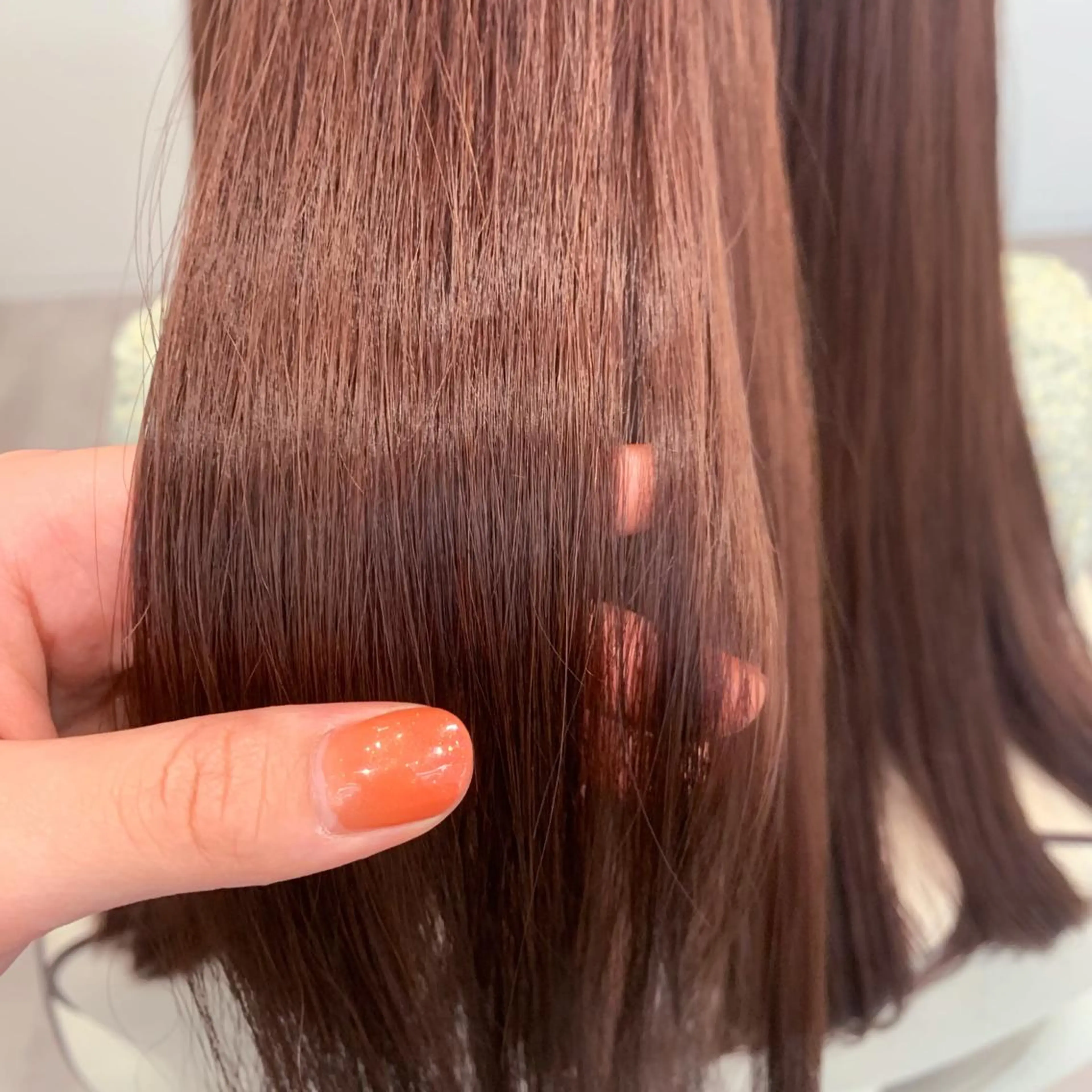 ロング カラー メンズ メンズブリーチ ブリーチ ブラウンカラー ブリーチなしカラー ピンクカラー 浅草個室/髪質改善 🫧ちえ🫧のヘアスタイル