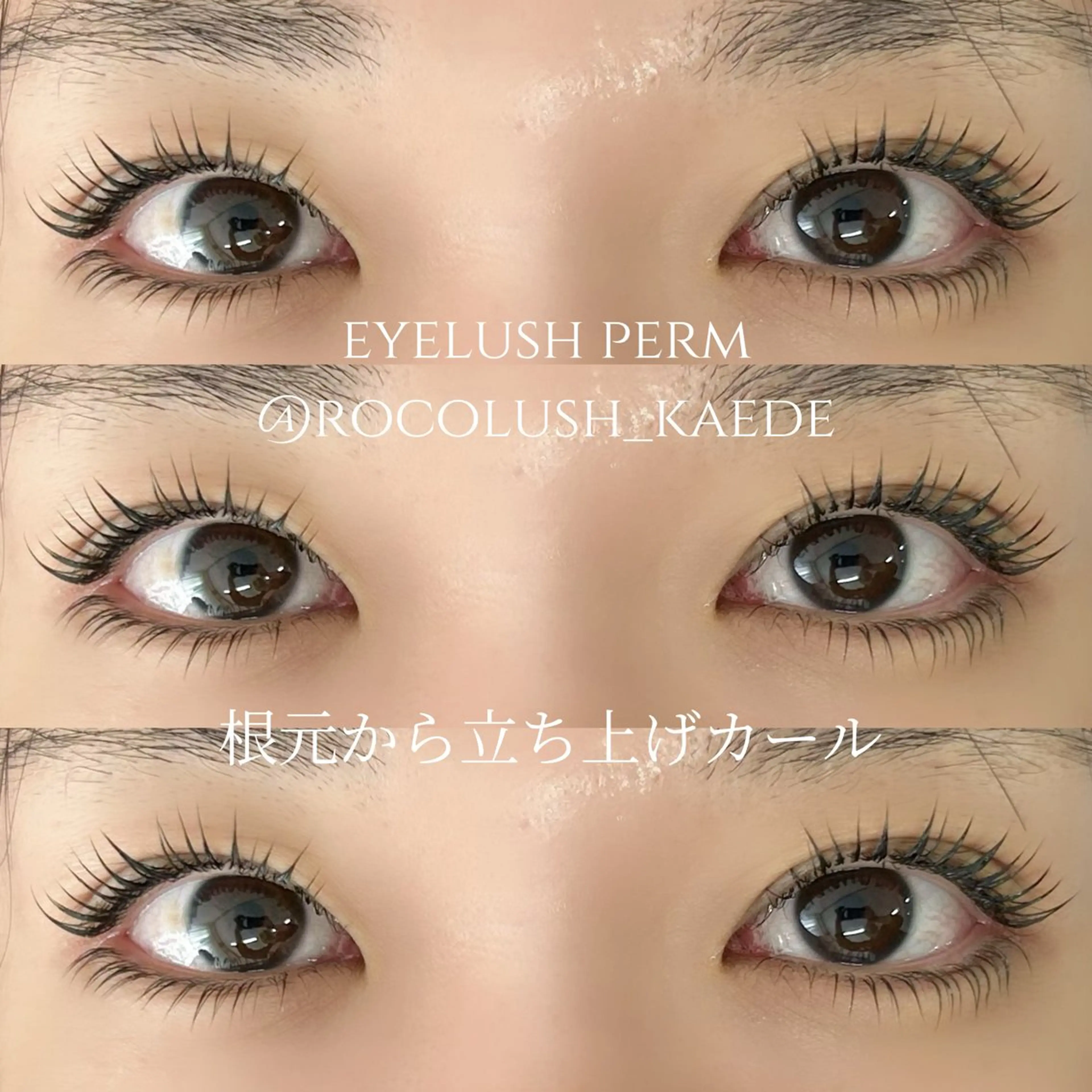 マツエク・マツパ 一重×まつ毛パーマ マツパ 武田 楓のマツエク・マツパデザイン