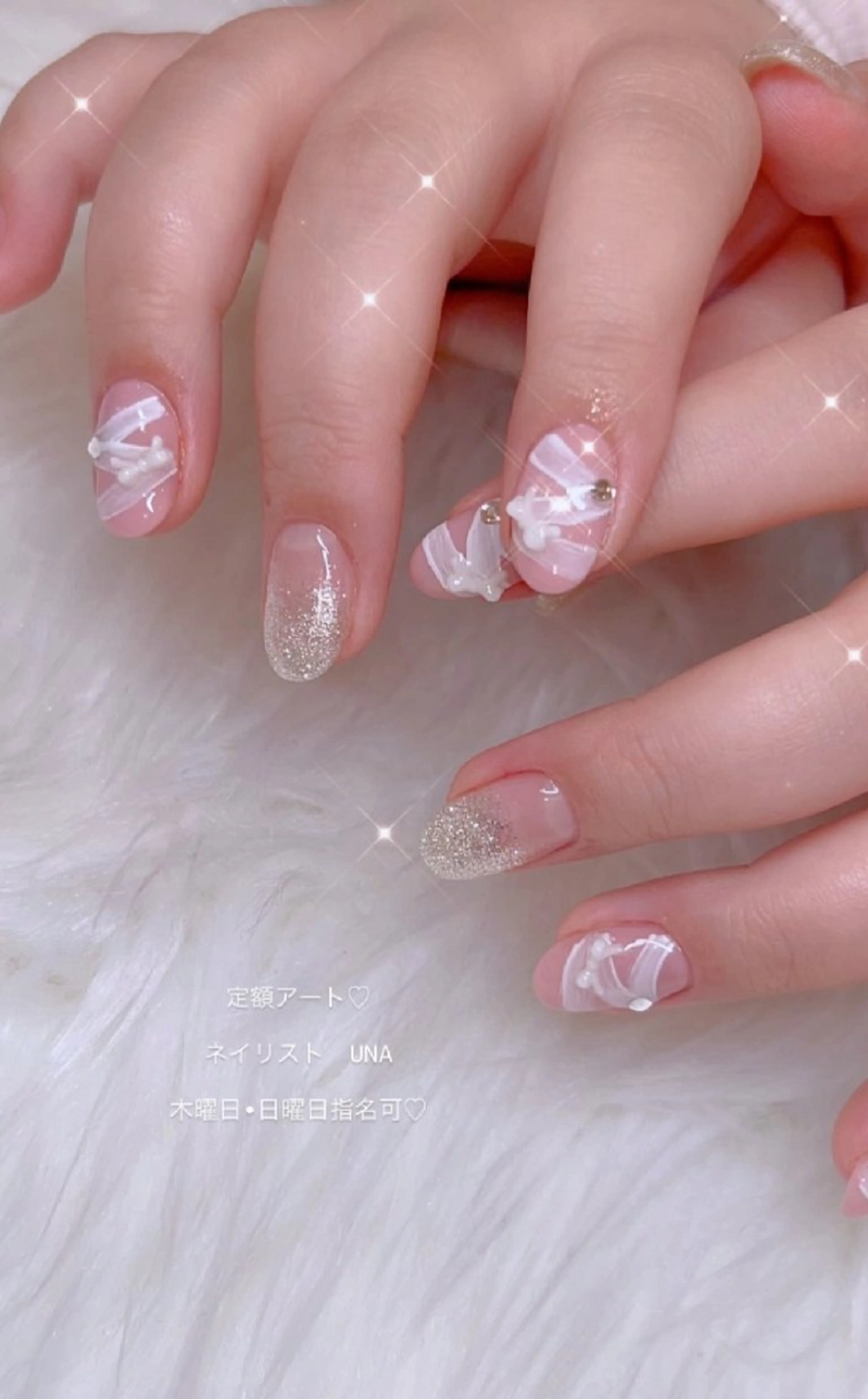 ネイル アートネイル 春ネイル ワンホンネイル ハンドネイル I LOVE ME  NAIL.｡.:*♡のネイルデザイン