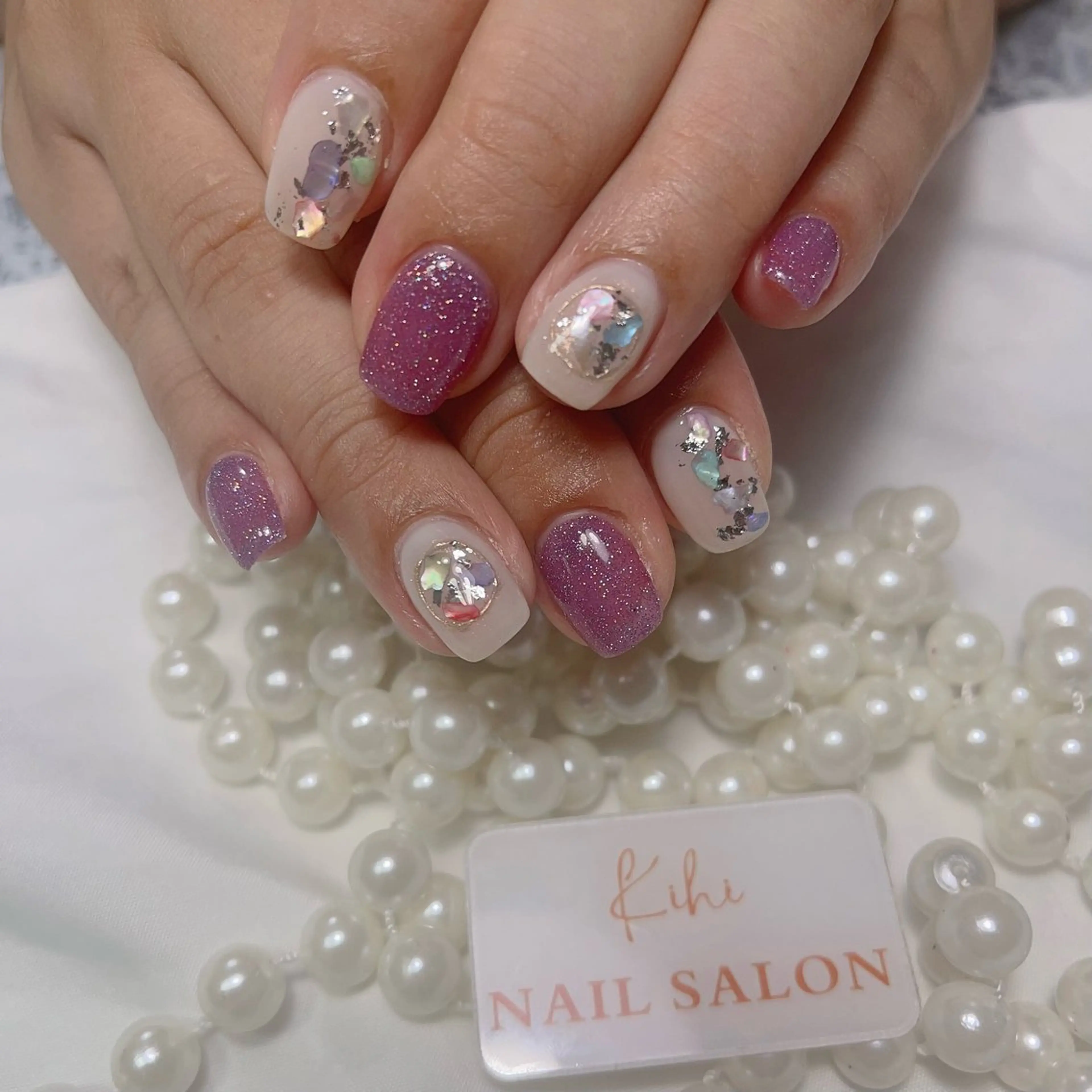 ネイル アートネイル フレンチネイル ジェルネイル グラデーション 韓国ネイル ハンドネイル 💕鈴木ユリ パラジェル/オフ無料のネイルデザイン