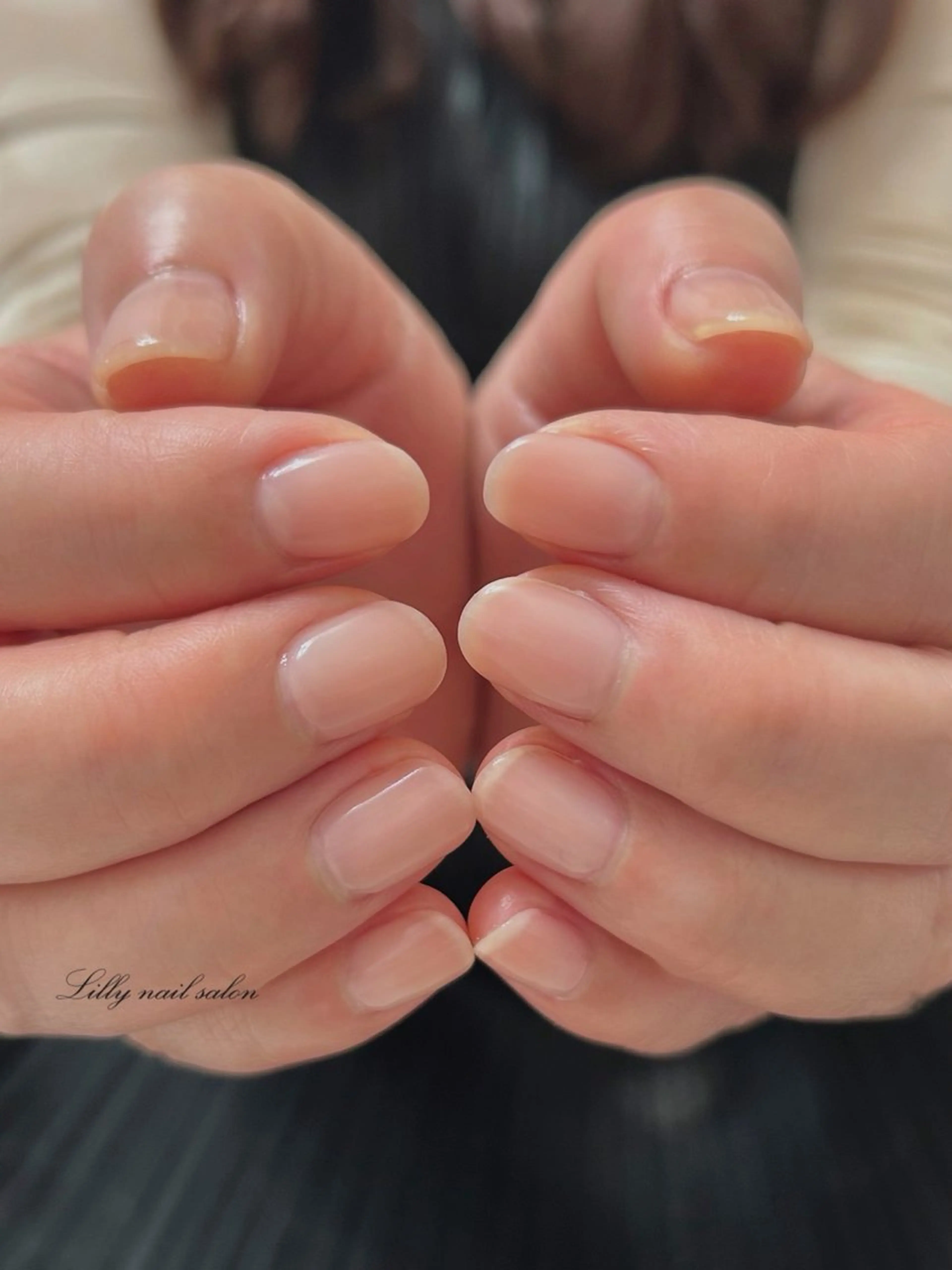 ネイル ジェルネイル ワンカラーネイル パラジェル Lilly nail Mikuのネイルデザイン