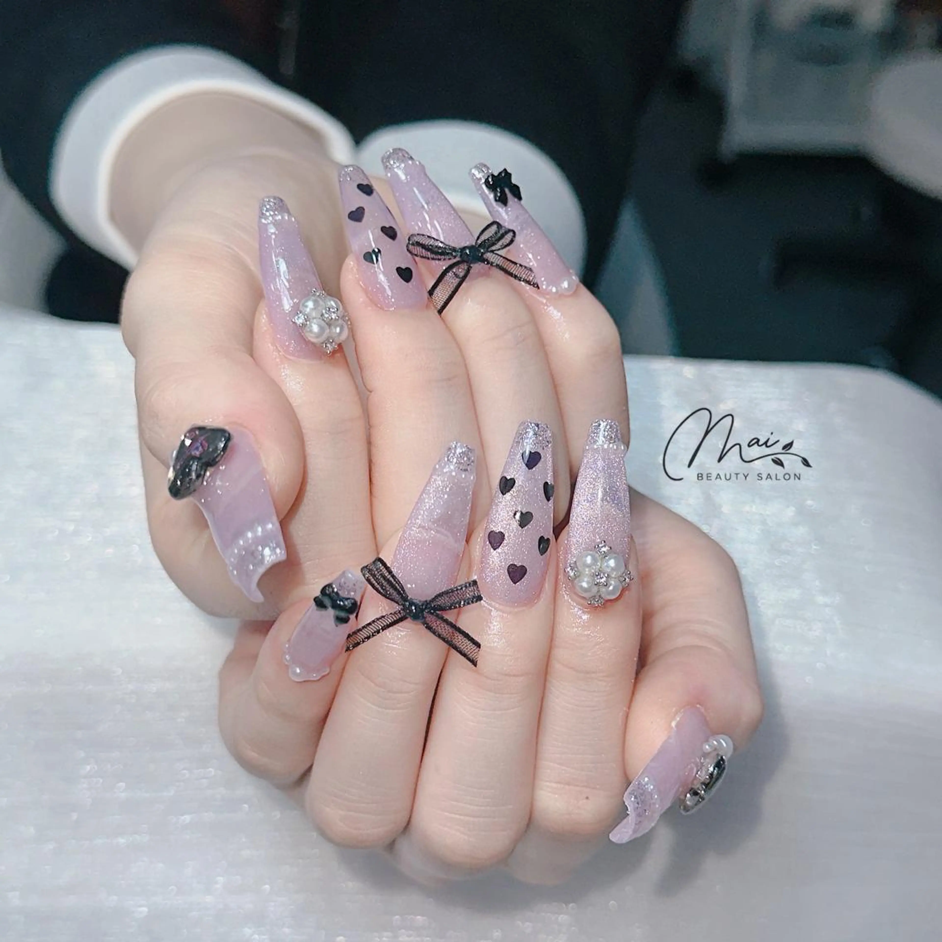 ネイル ジェルネイル パラジェル ワンホンネイル MaiBeauty DanHiのネイルデザイン