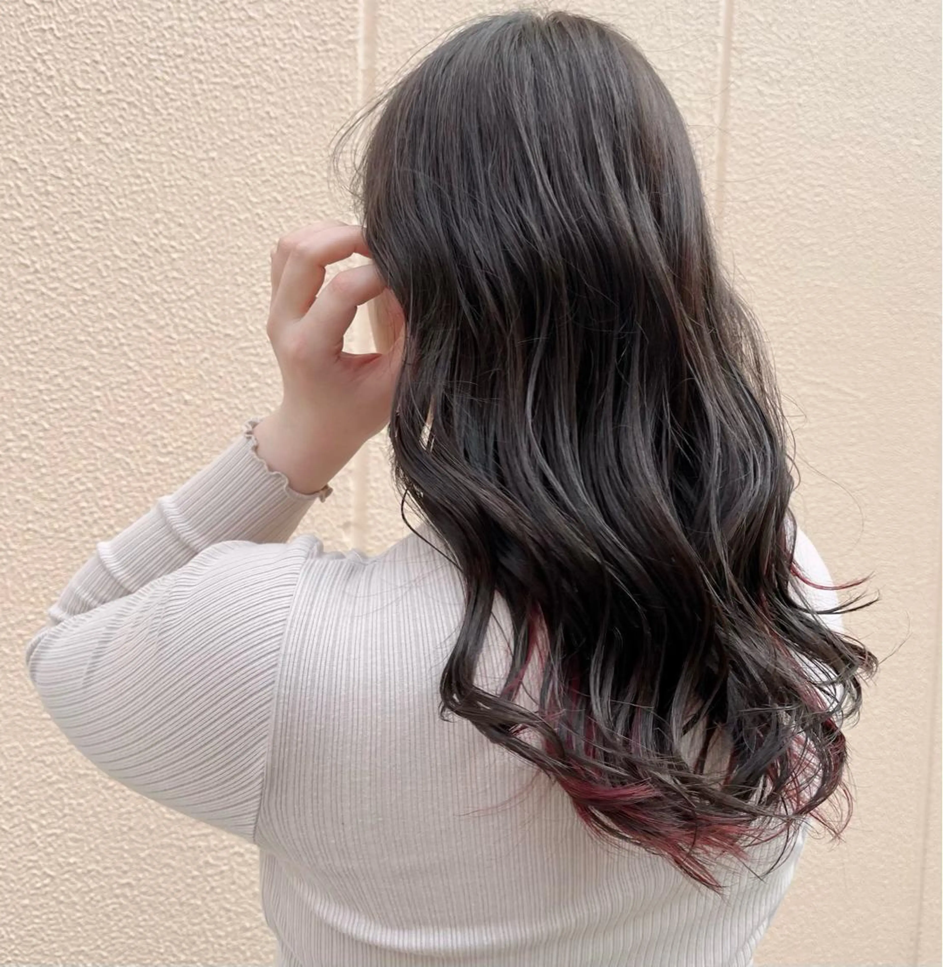 ロング 1%【横浜】 髪質改善&ケアカラーのヘアスタイル