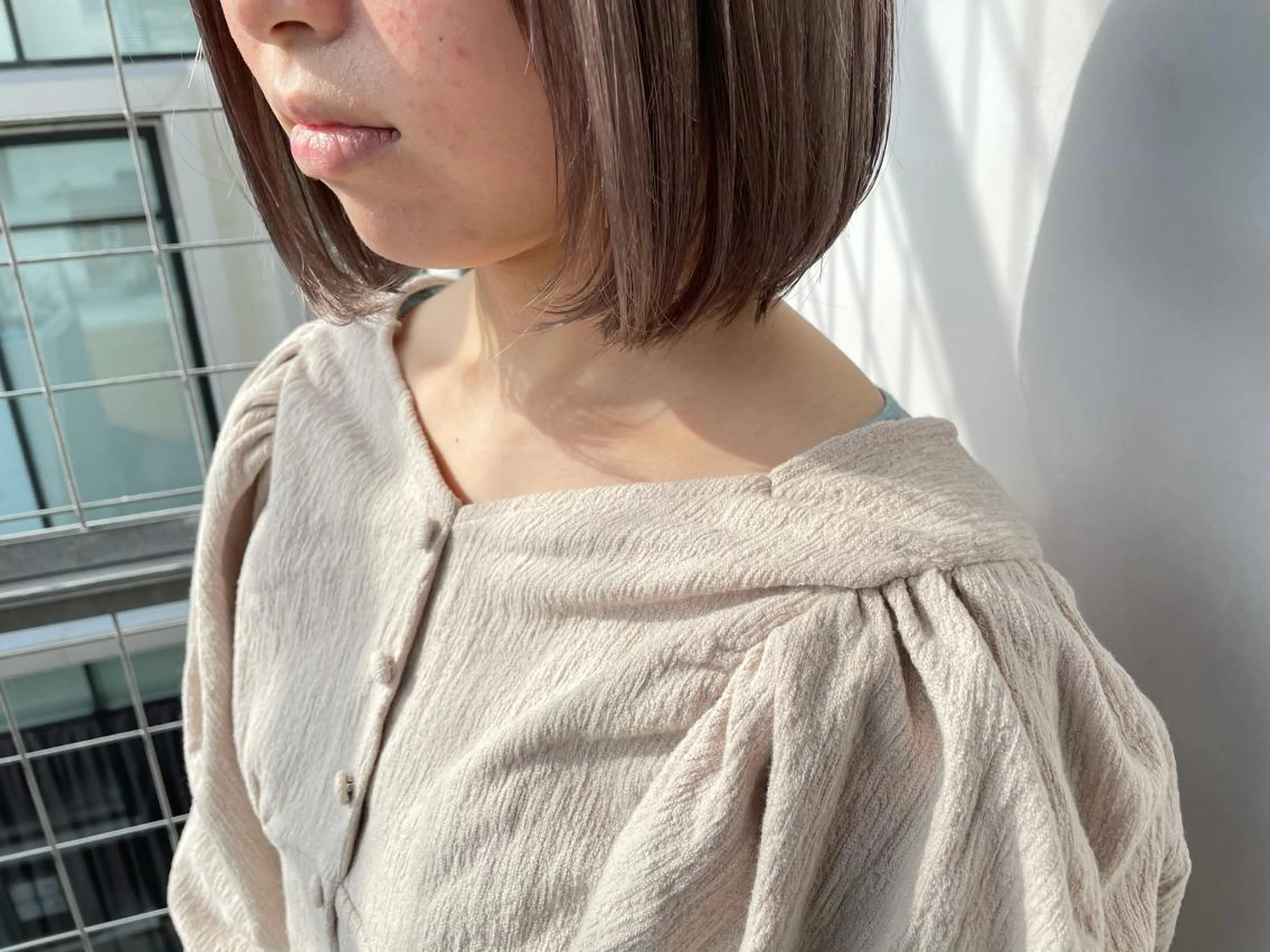 ミディアム カラー 透明感カラー ダブルカラー ボブ KAKONN【カコン】所属・【KAKONN】 yumikaのヘアスタイル