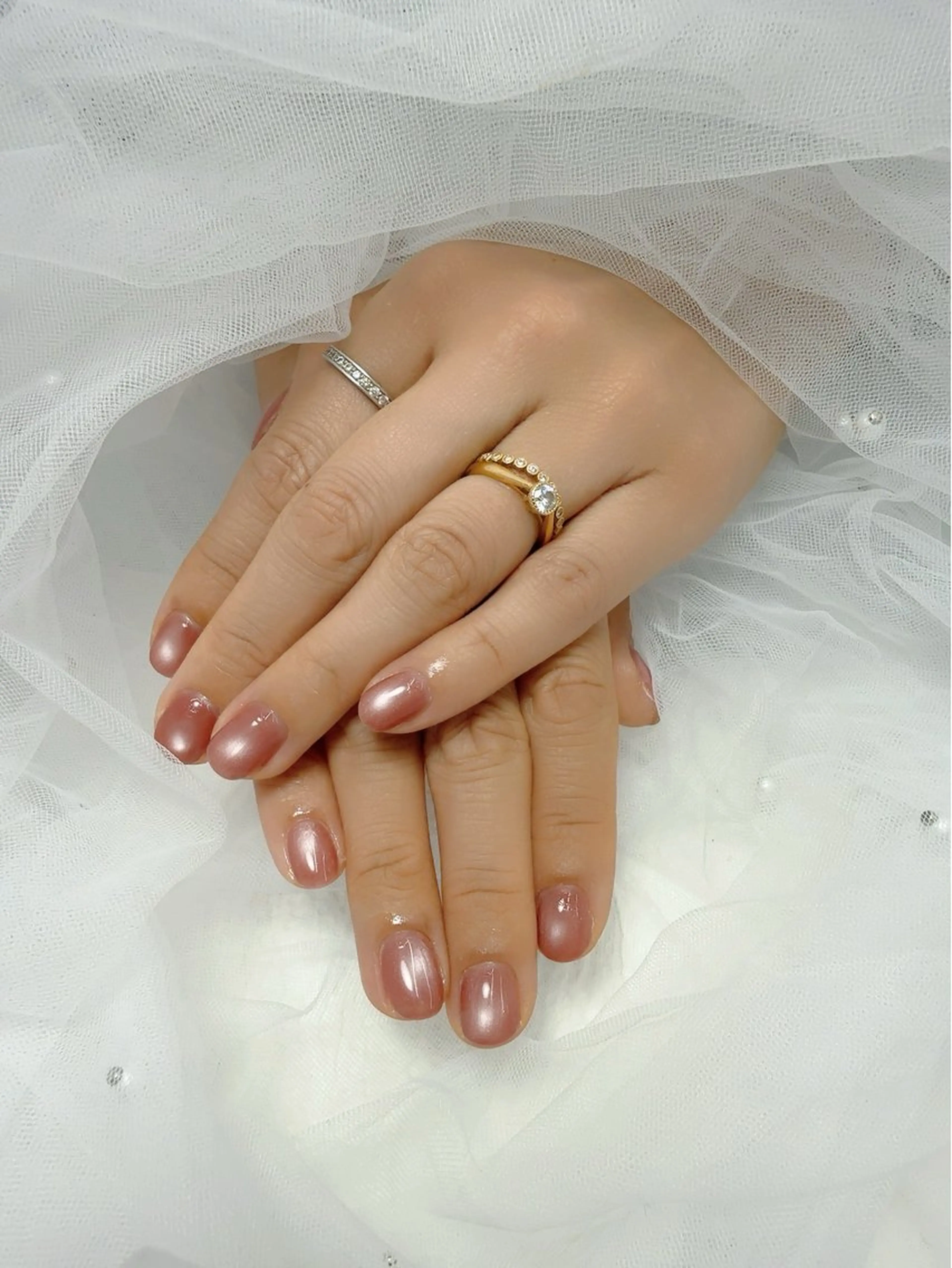 チップ長さだし➕マグネットネイル🧲の写真