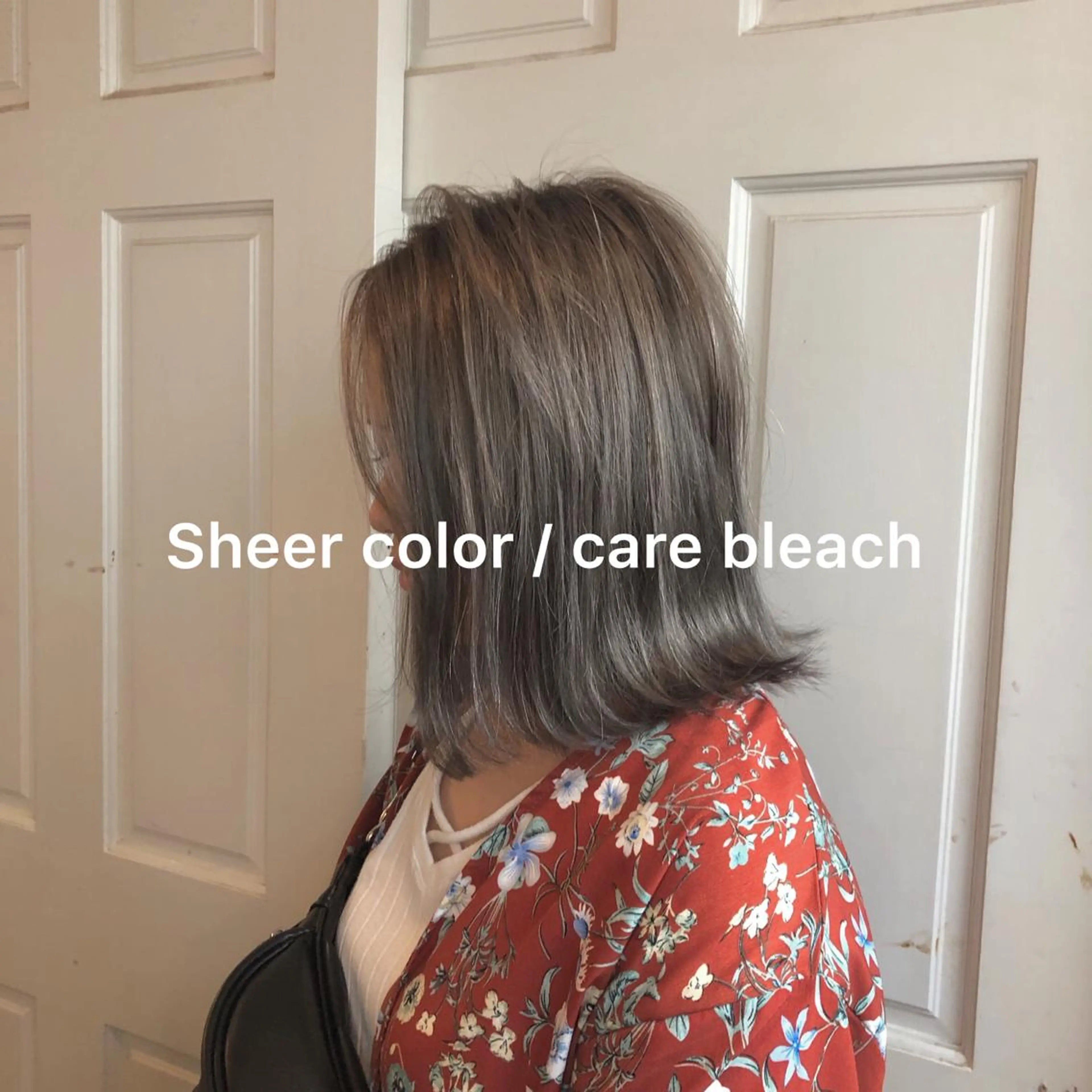 ミディアム ヘアカラー 🌸ハイトーン 新田　廉 🌸のヘアスタイル