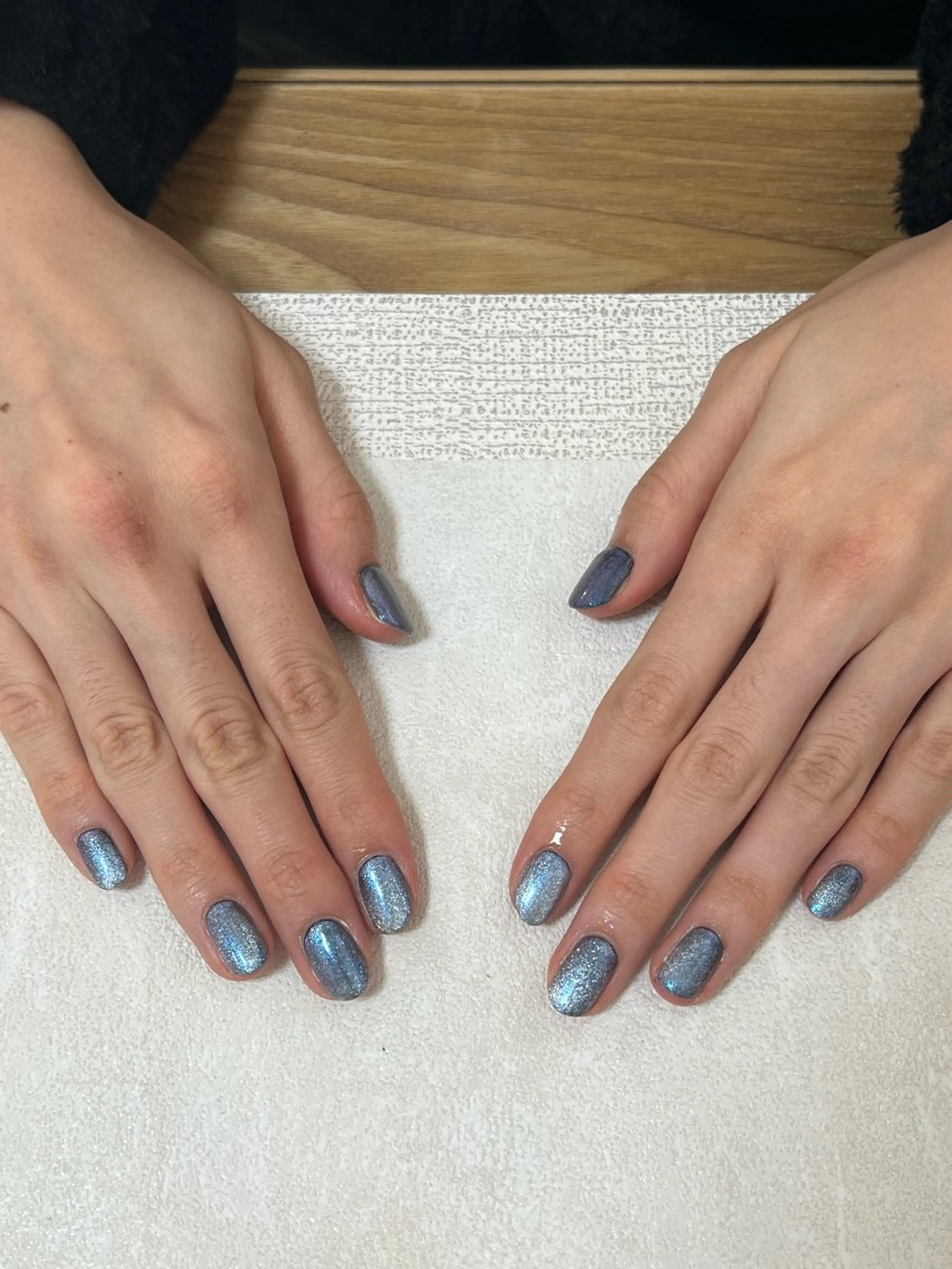 ネイル オーロラネイル フットネイル フレンチネイル ジェルネイル ハート ハンドネイル Mogu nail 二子玉川のネイルデザイン