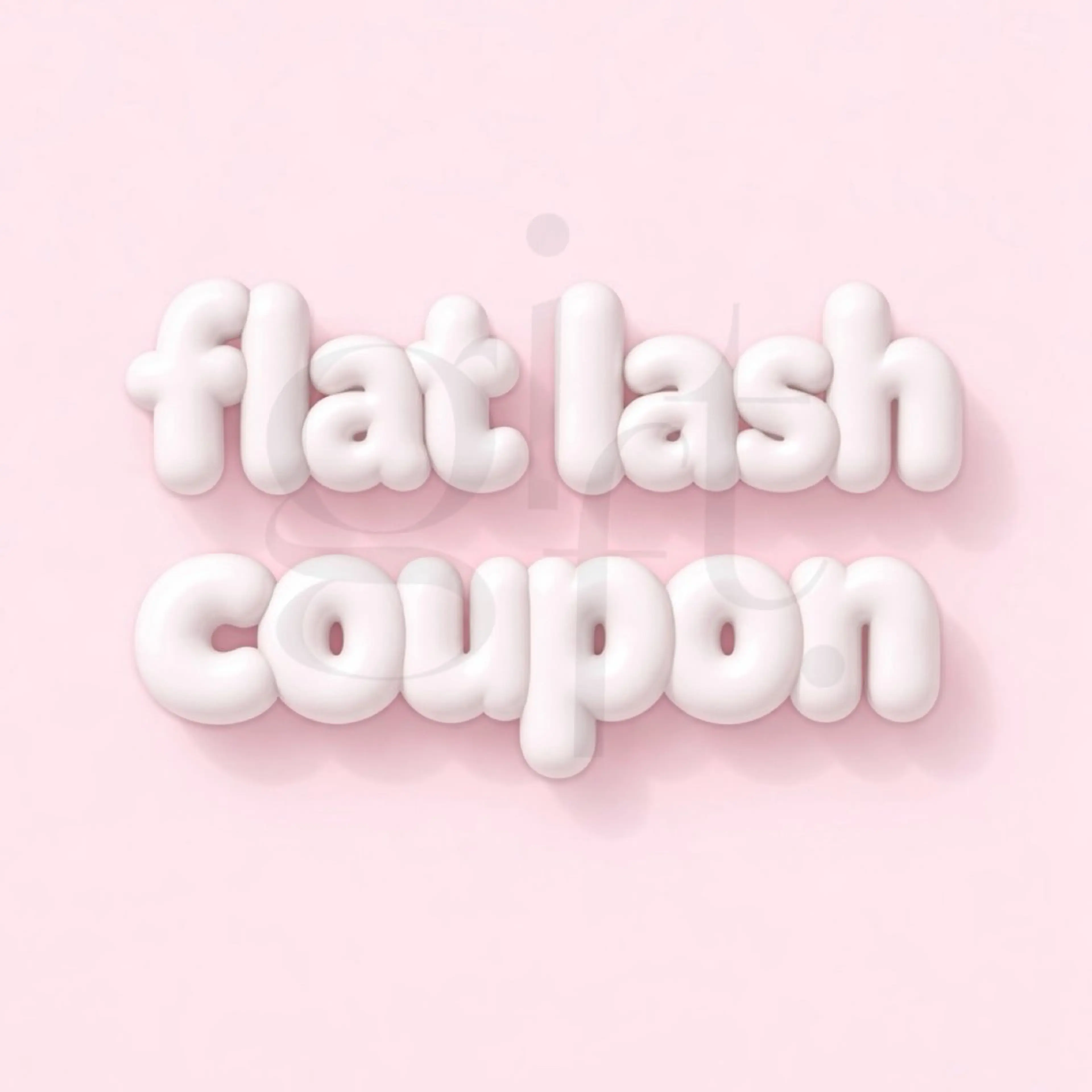 【フラットラッシュ 100本】¥5000《初回オフ込》コーティング付き♡の写真