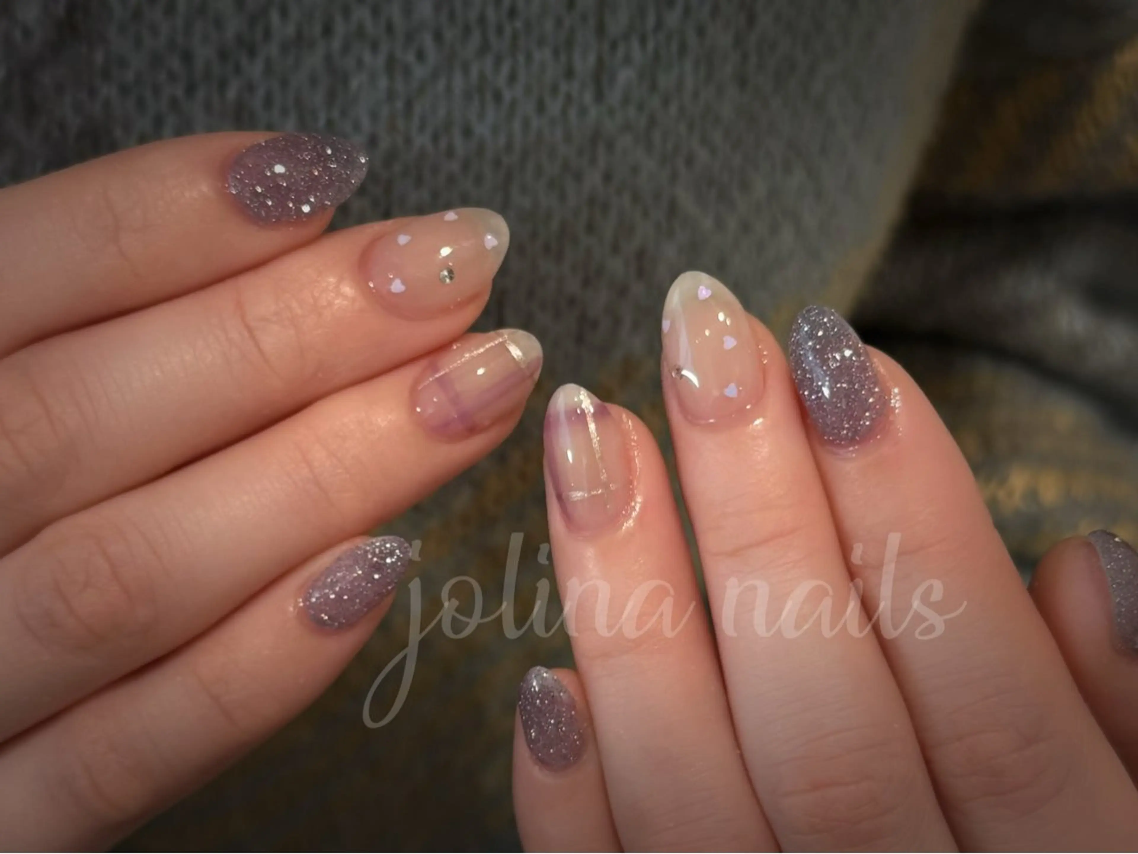 ネイル フラッシュネイル バレンタイン ハンドネイル ハンドケア jolina nails鶴見店のネイルデザイン