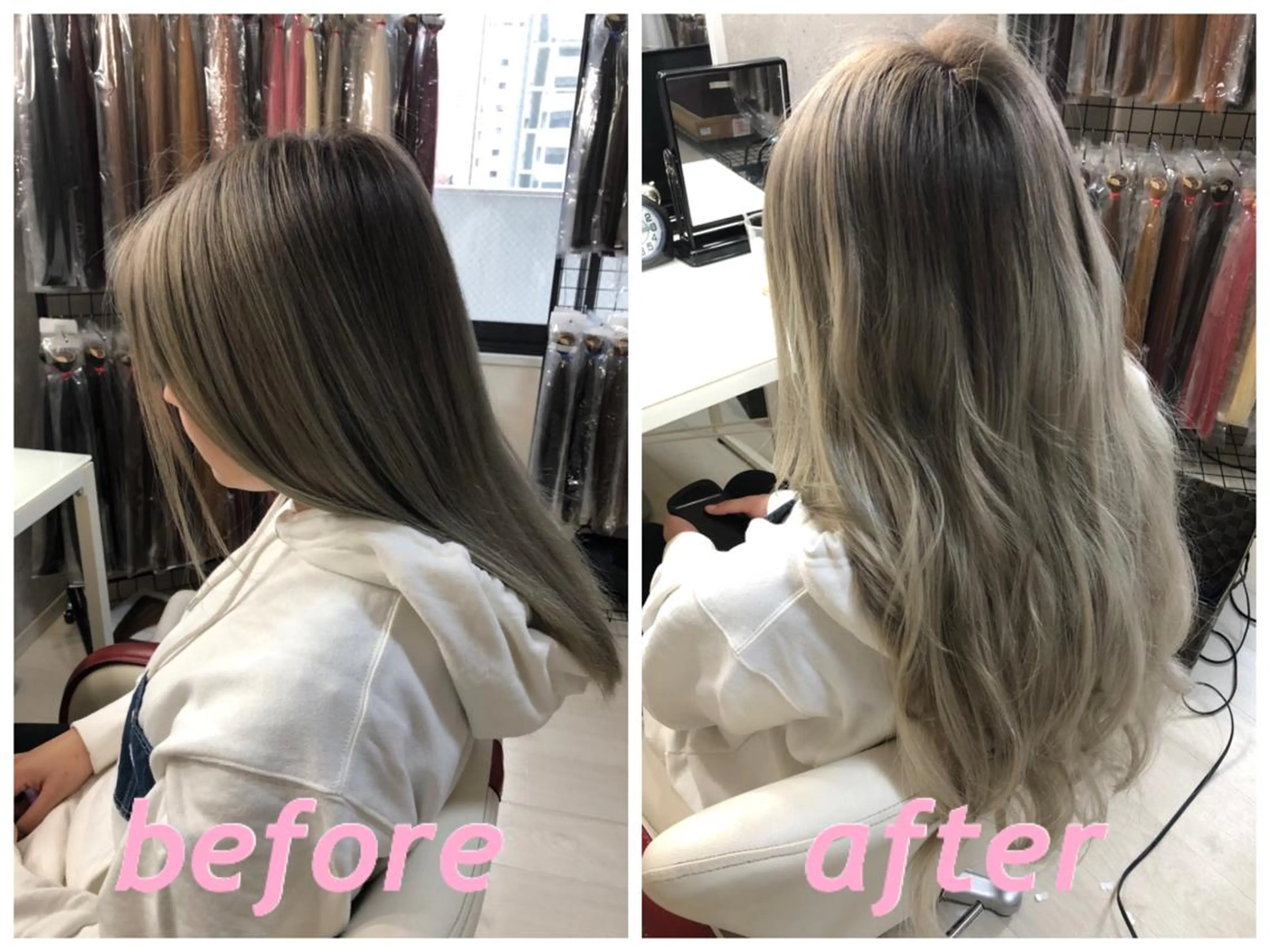 ロング エクステ ドレスアップ心斎橋店所属・🌸ドレスアップ 心斎橋店🌸のヘアスタイル