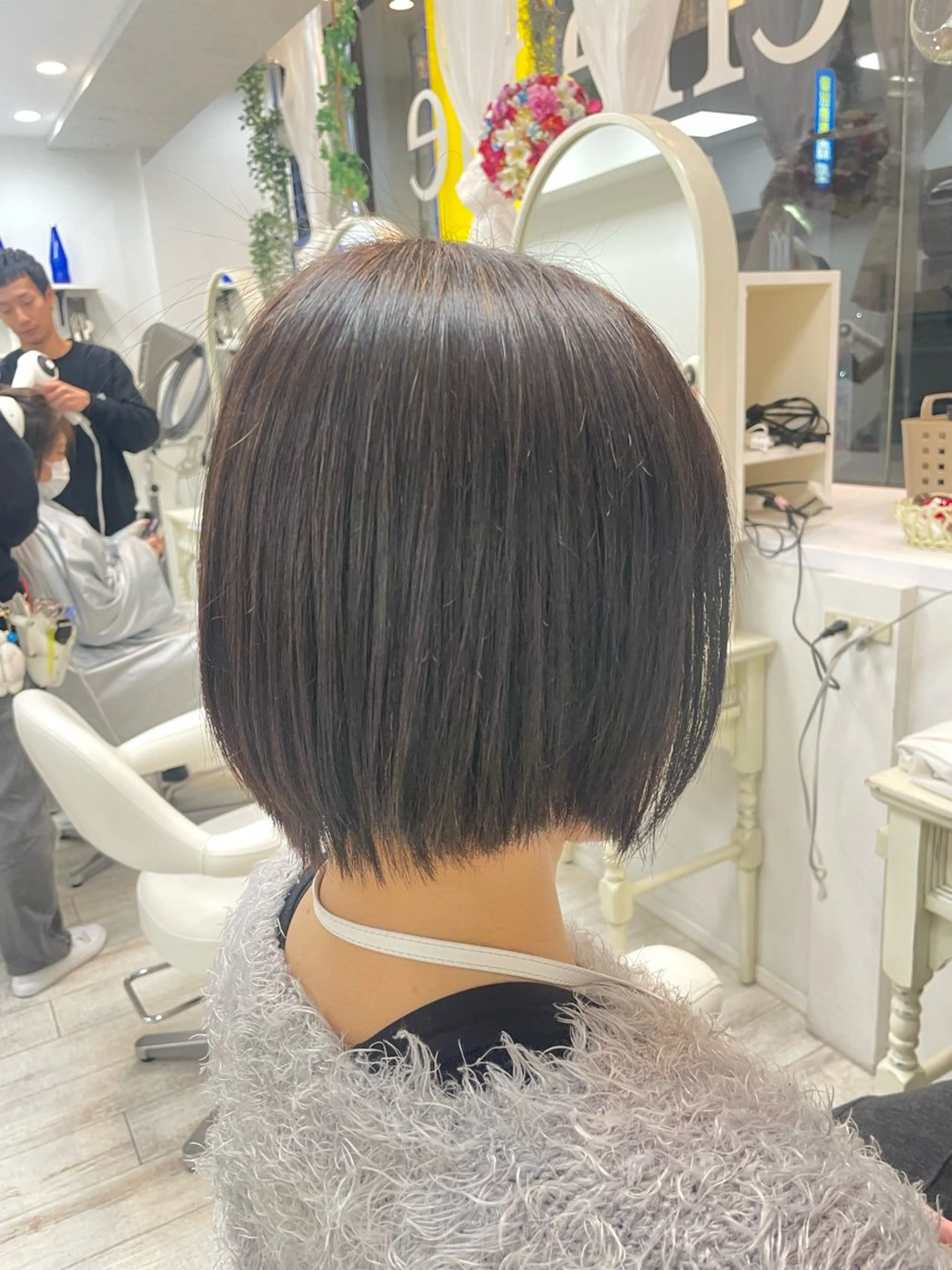 ショート 縮毛矯正 カット 縮毛矯正 トリートメント 新籾 尚哉のヘアスタイル