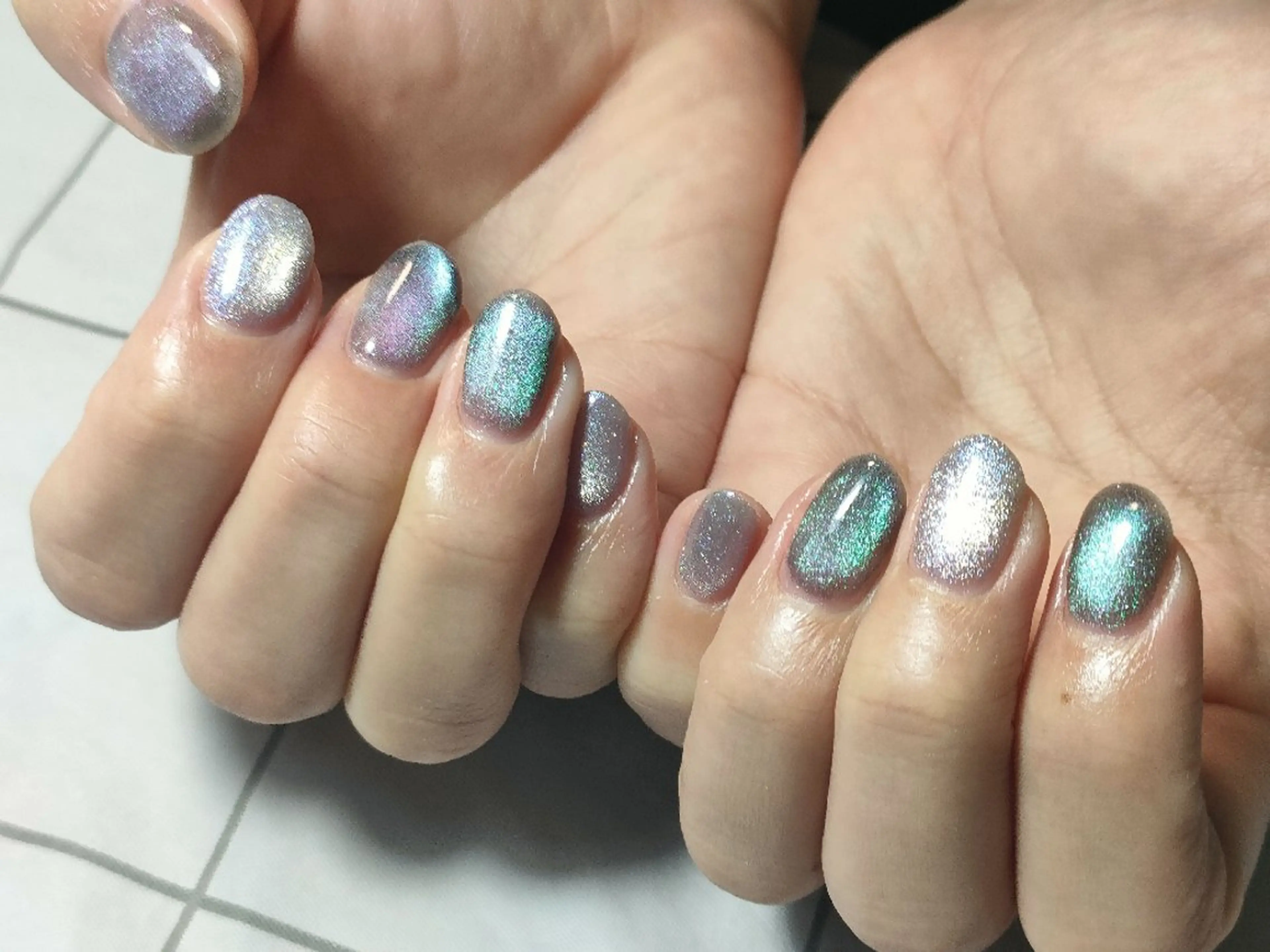 ネイル マグネットネイル oir. nailsalonのネイルデザイン