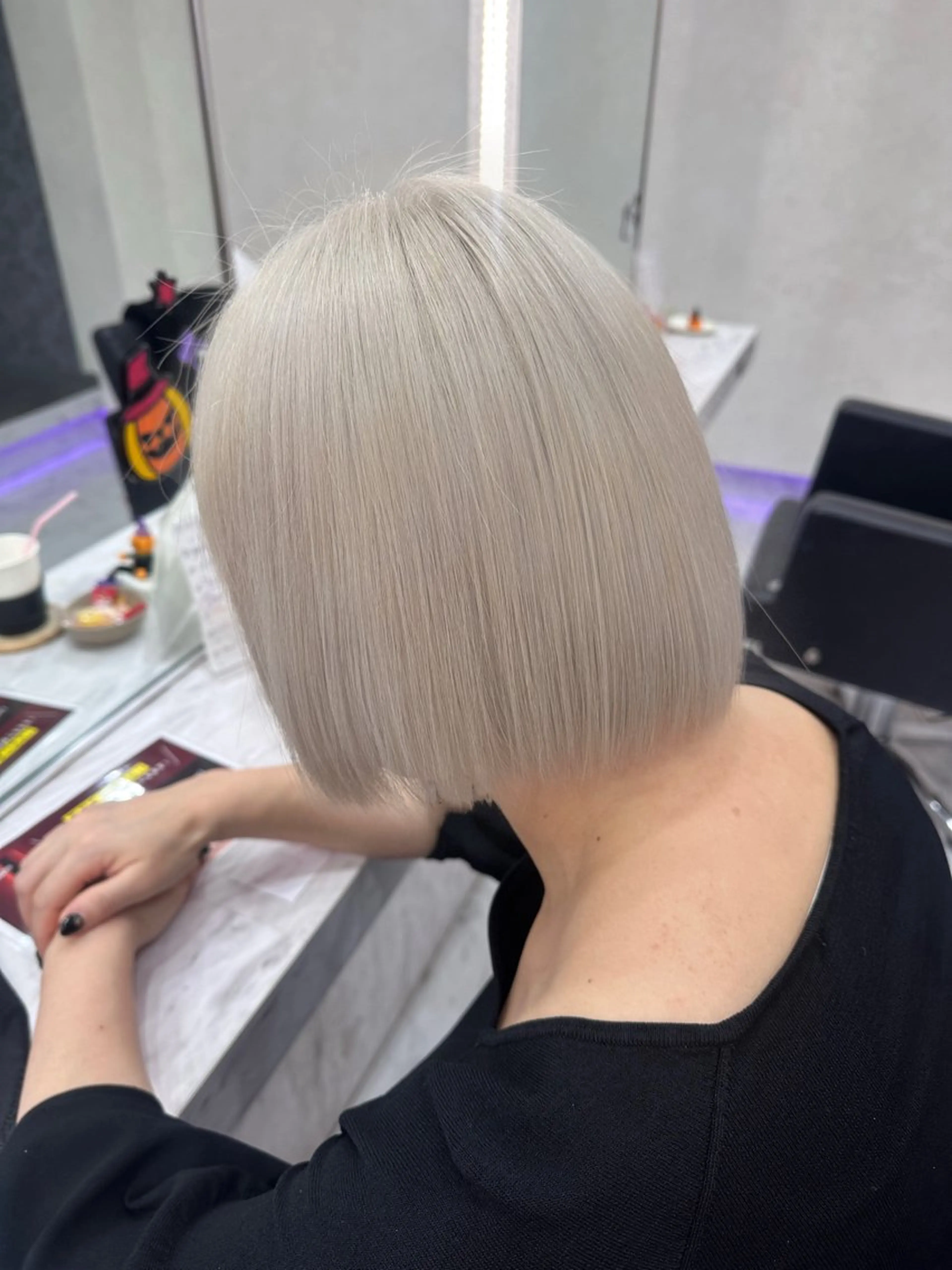 ショート ヘアカラー 🥀レイヤー/ブリー チカラー/ゆうか🥀のヘアスタイル