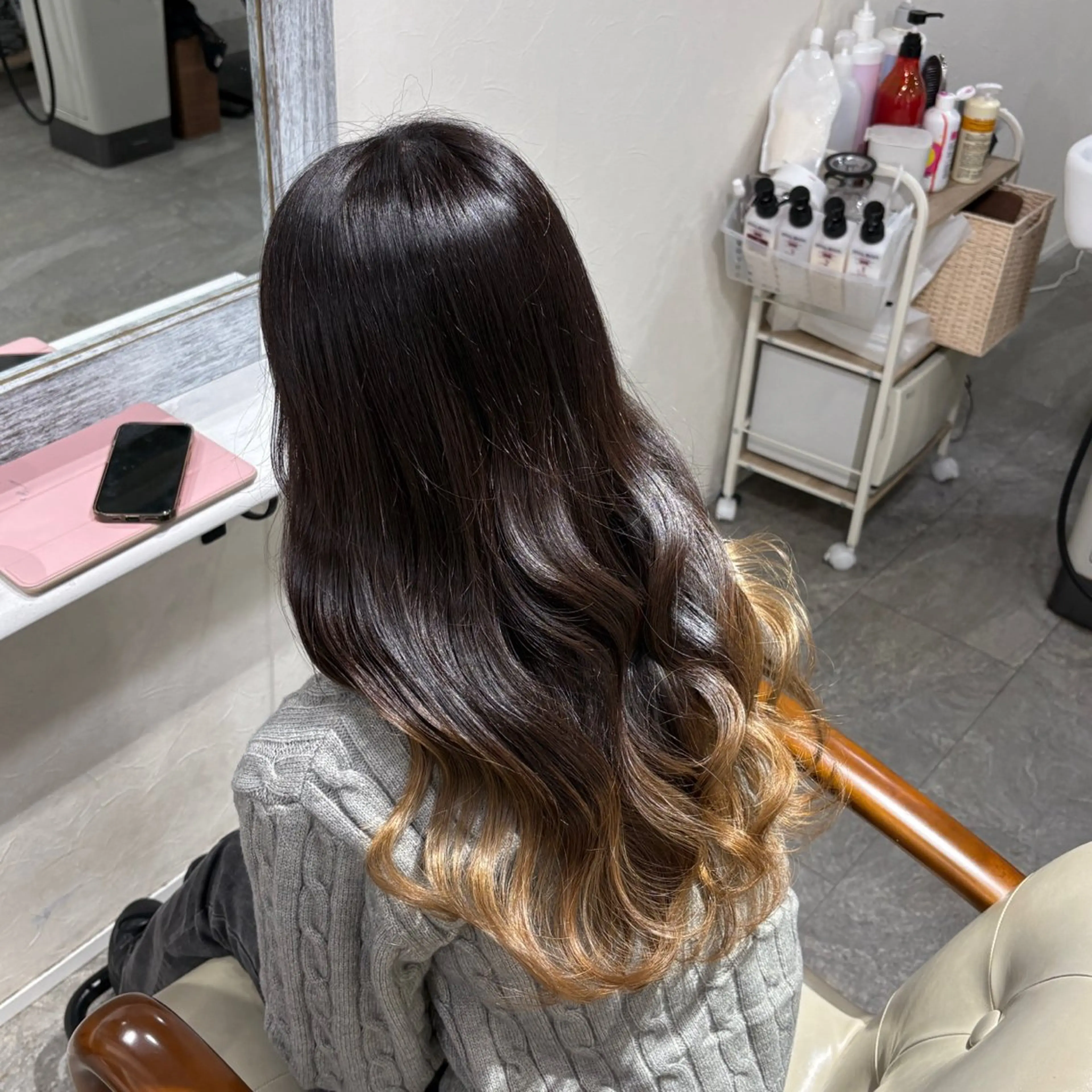 カラー ベージュカラー ブリーチ グラデーションカラー ヘアカラー alm.所属・mayuka🐾 /カラー/まつパのヘアスタイル