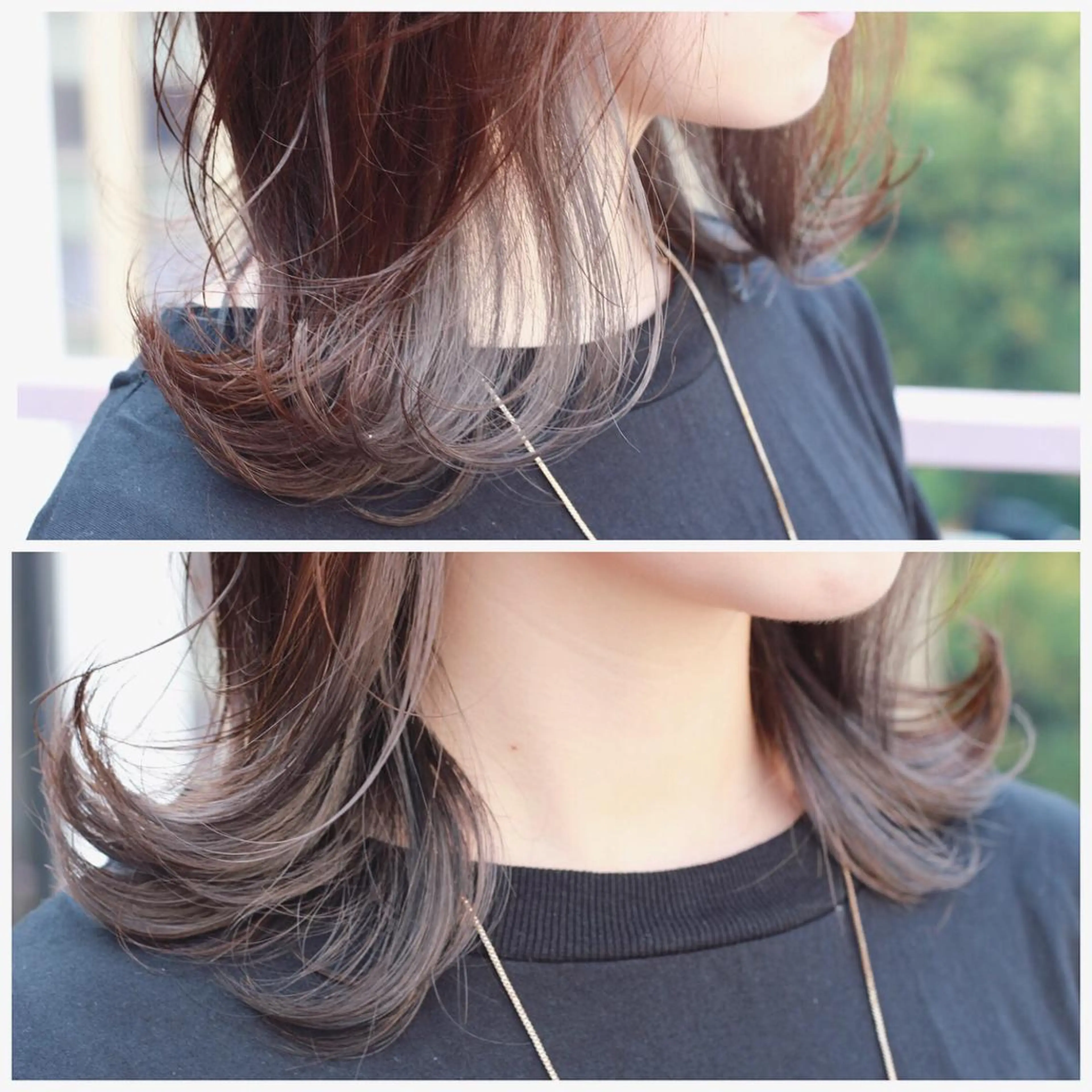 ミディアム カラー インナーカラー カット Viage （ビアージュ）のヘアスタイル