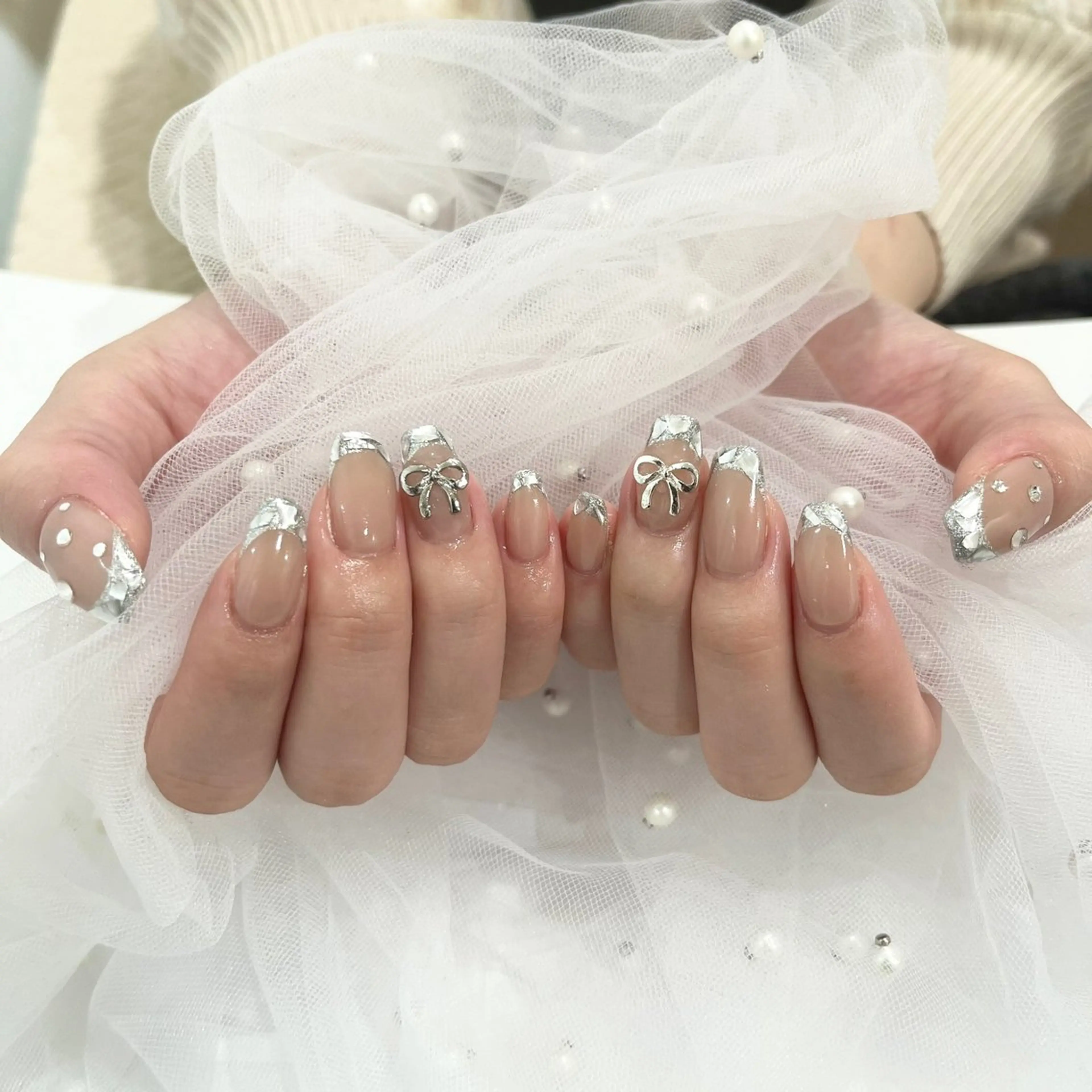 ネイル ＿WHITE+南海難波店所属・_WHITE+ 南海難波店のネイルデザイン