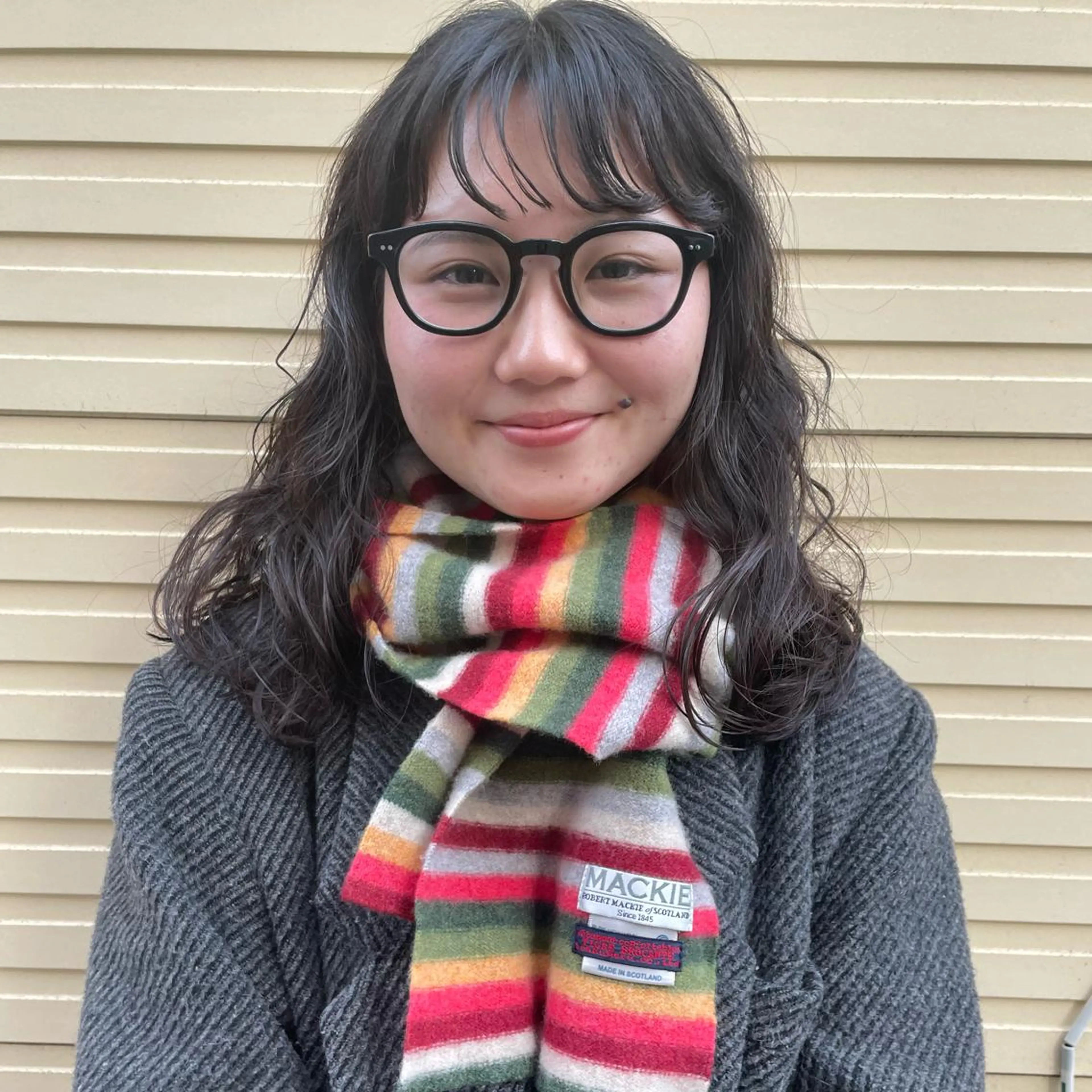 ミディアム パーマ ホリケ アオイのヘアスタイル