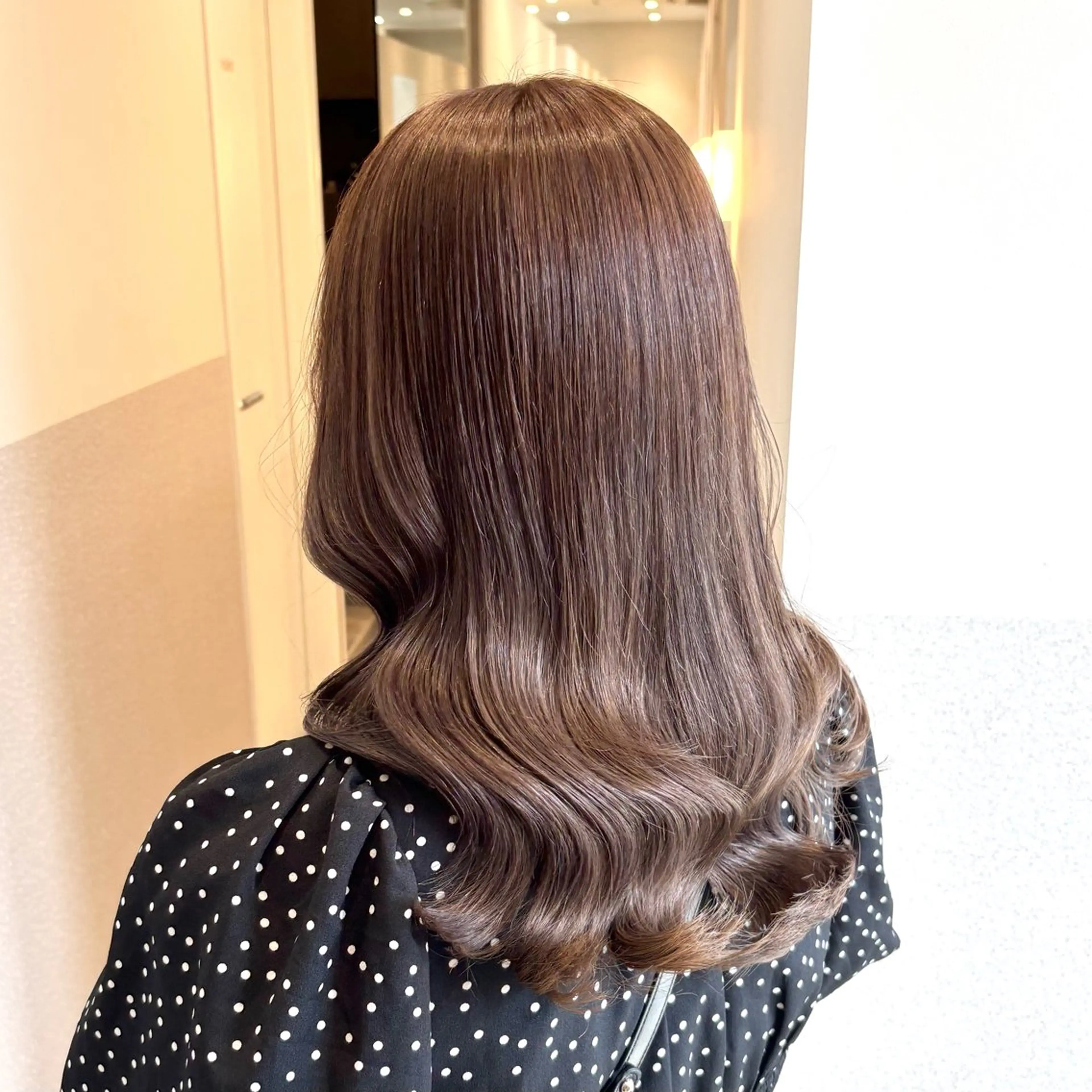 ロング カラー カット ヘアカラー トリートメント 💖暖色・ハイトーン 🐈みおり💖のヘアスタイル