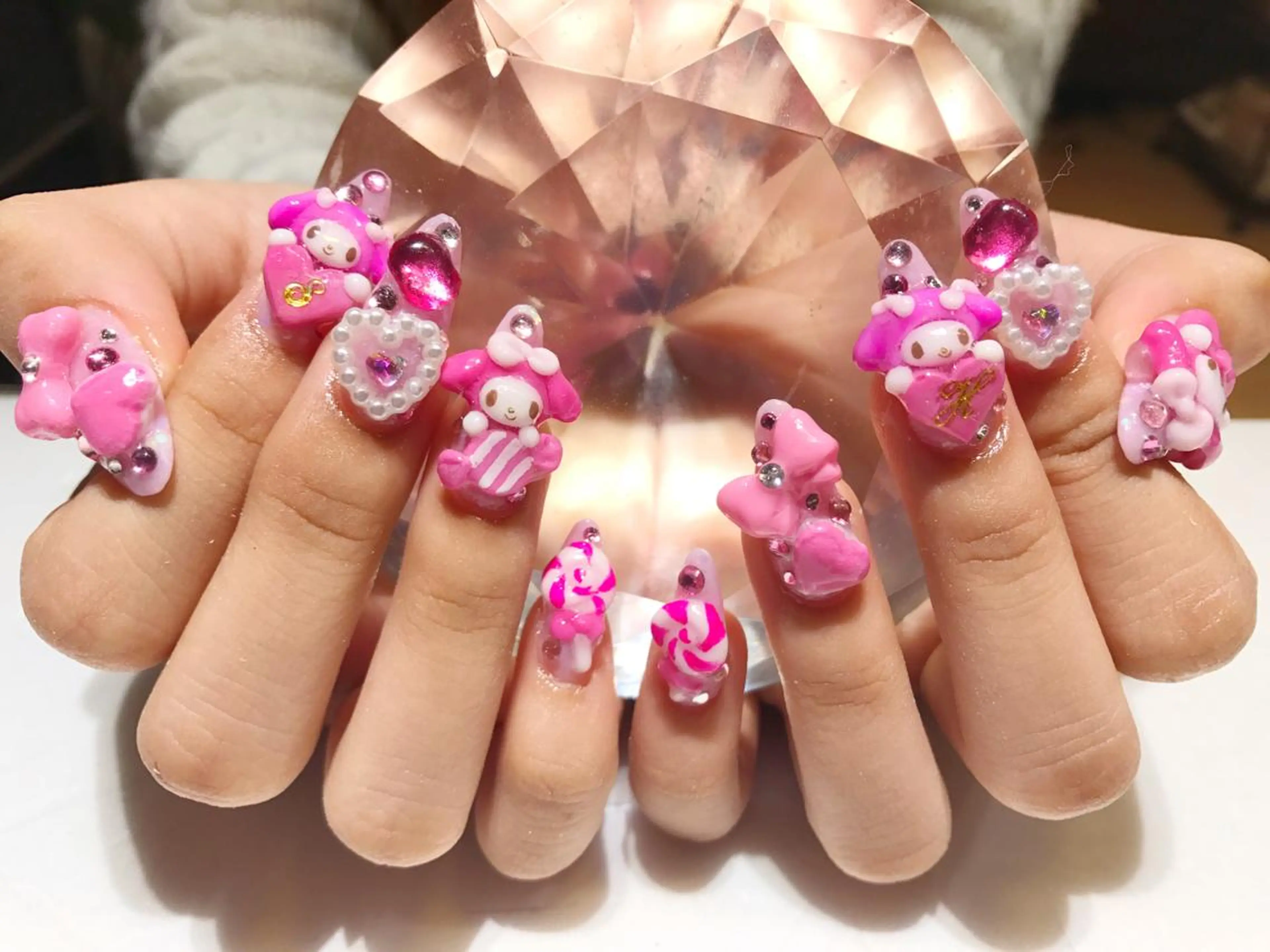 ネイル アートネイル 持ち込み スカルプネイル YUN 💅のネイルデザイン