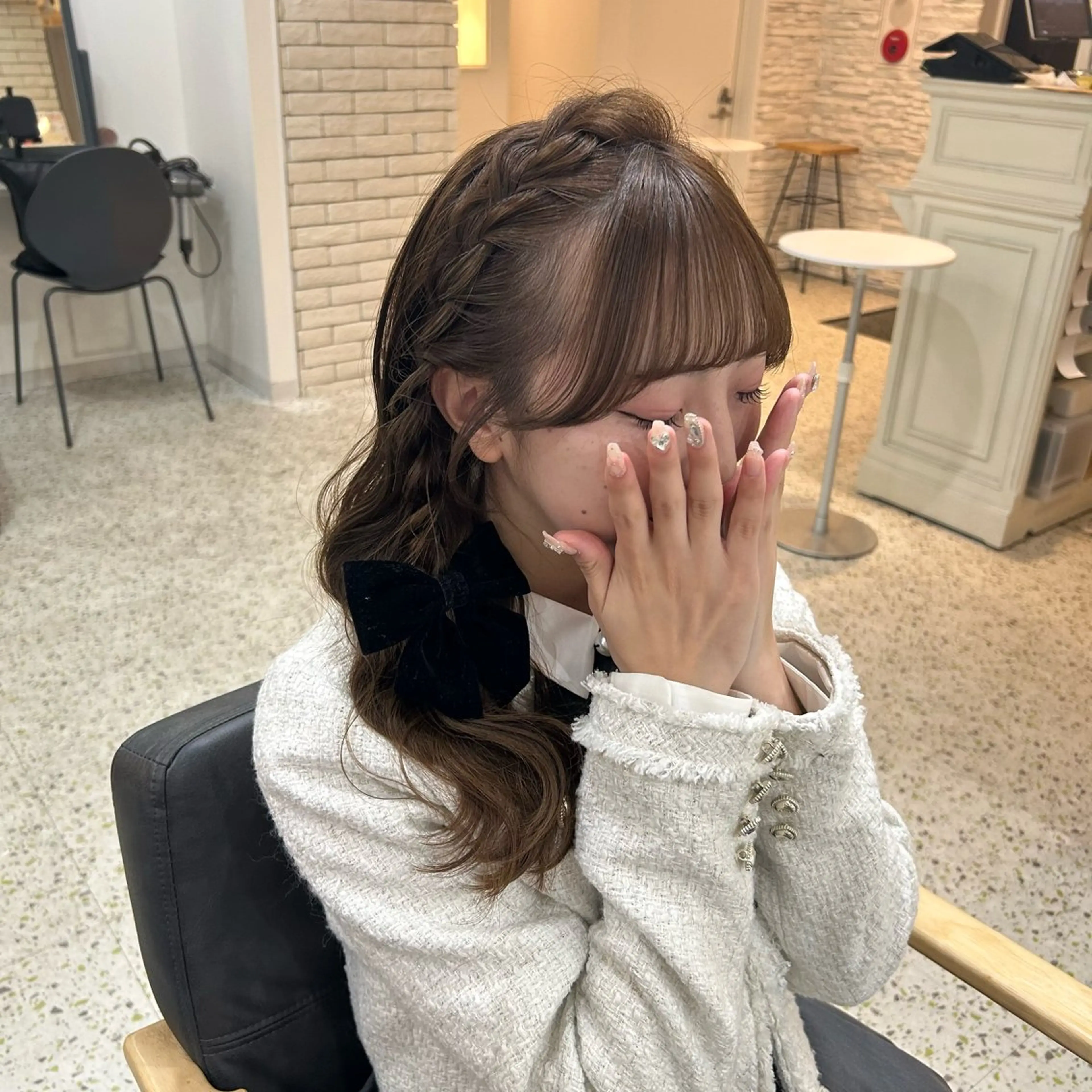 ロング ヘアアレンジ Memories所属・🧣艶カラー・ヘア セット Chie🧸のヘアスタイル