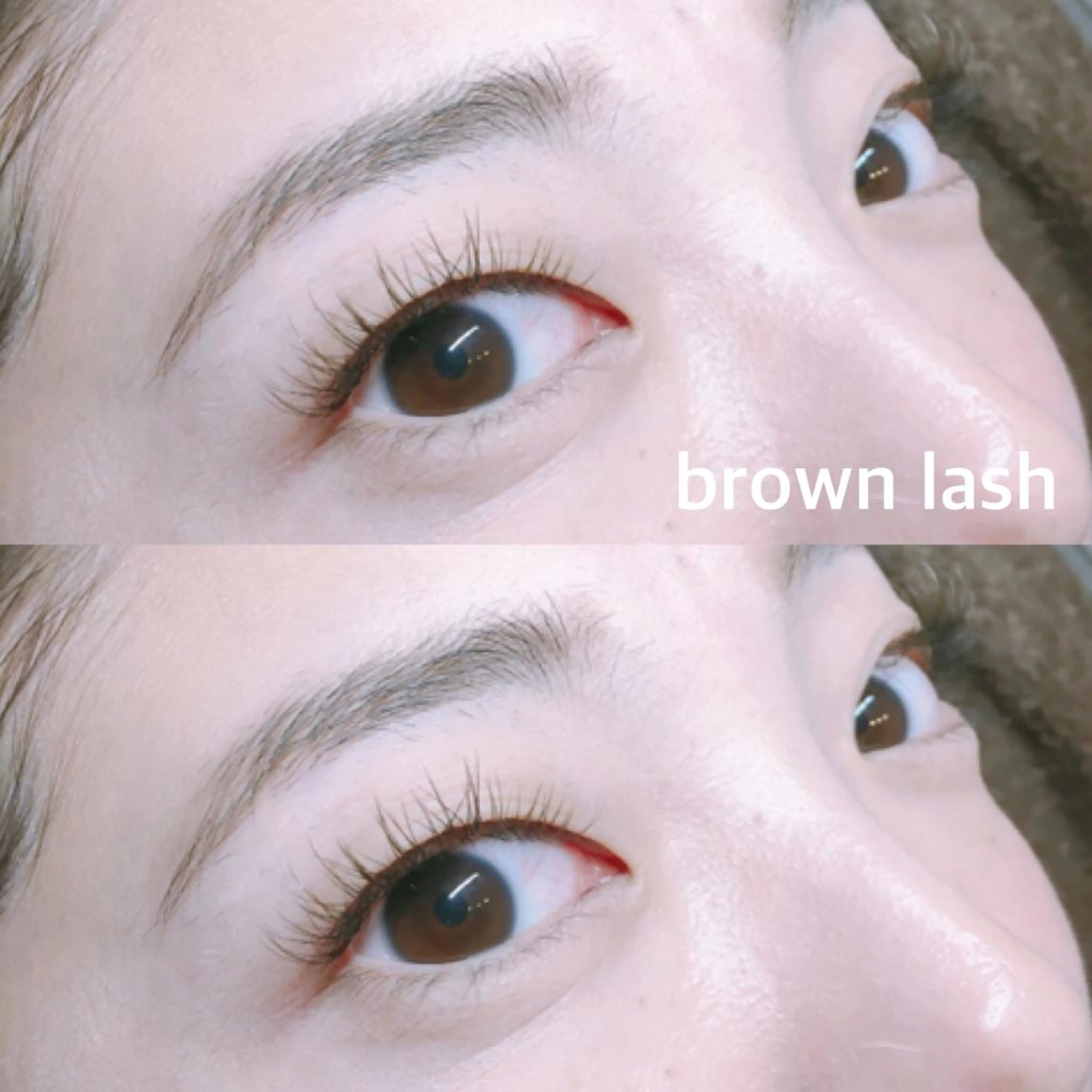 マツエク・マツパ ブラウンラッシュ カラーマツエク ora'93~hair&eyelash~所属・平井 千佳の眉毛・アイブロウイメージ