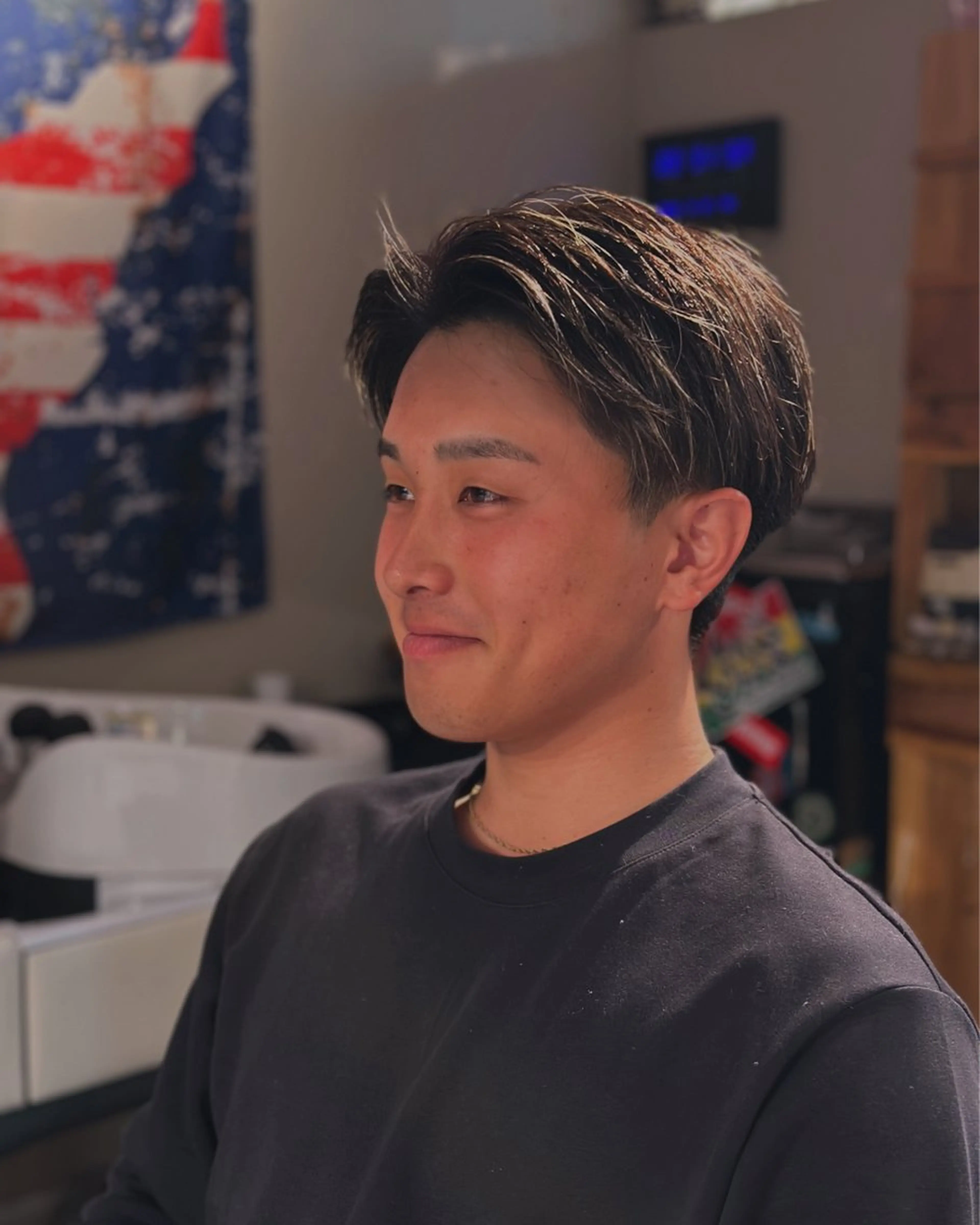 ミディアム SON＆MARLEY'S BAR BER所属・Yu gaのヘアスタイル