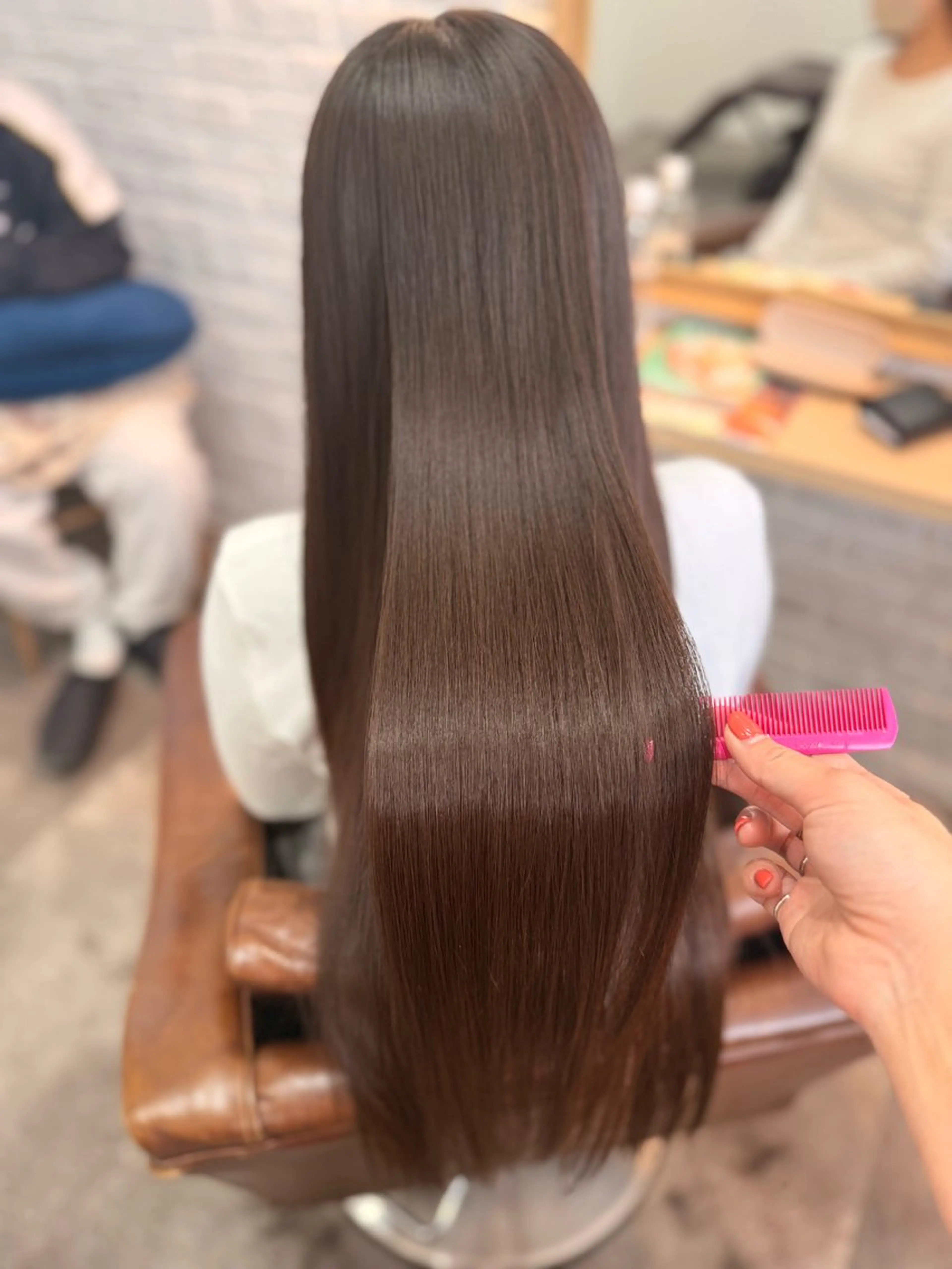 ロング 髪質改善 縮毛矯正 トリートメント GOODDAY 🫧Manami🫧のヘアスタイル